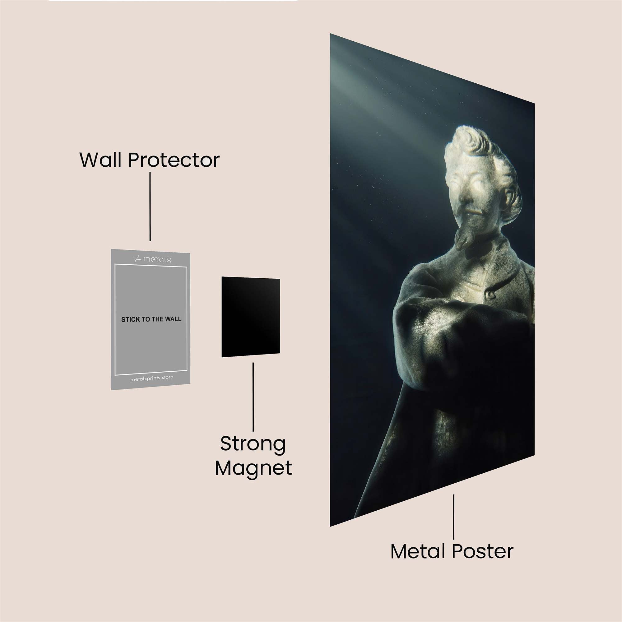 Silent Majesty Safe Wall Magnetic / M