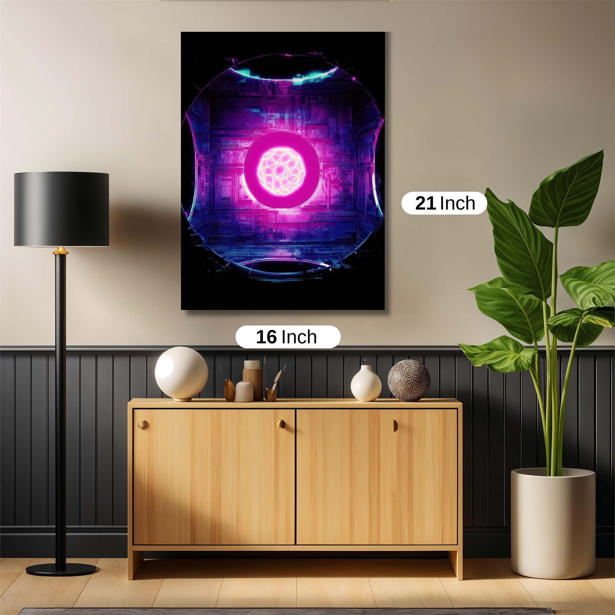 Neon Nexus Safe Wall Magnetic / M