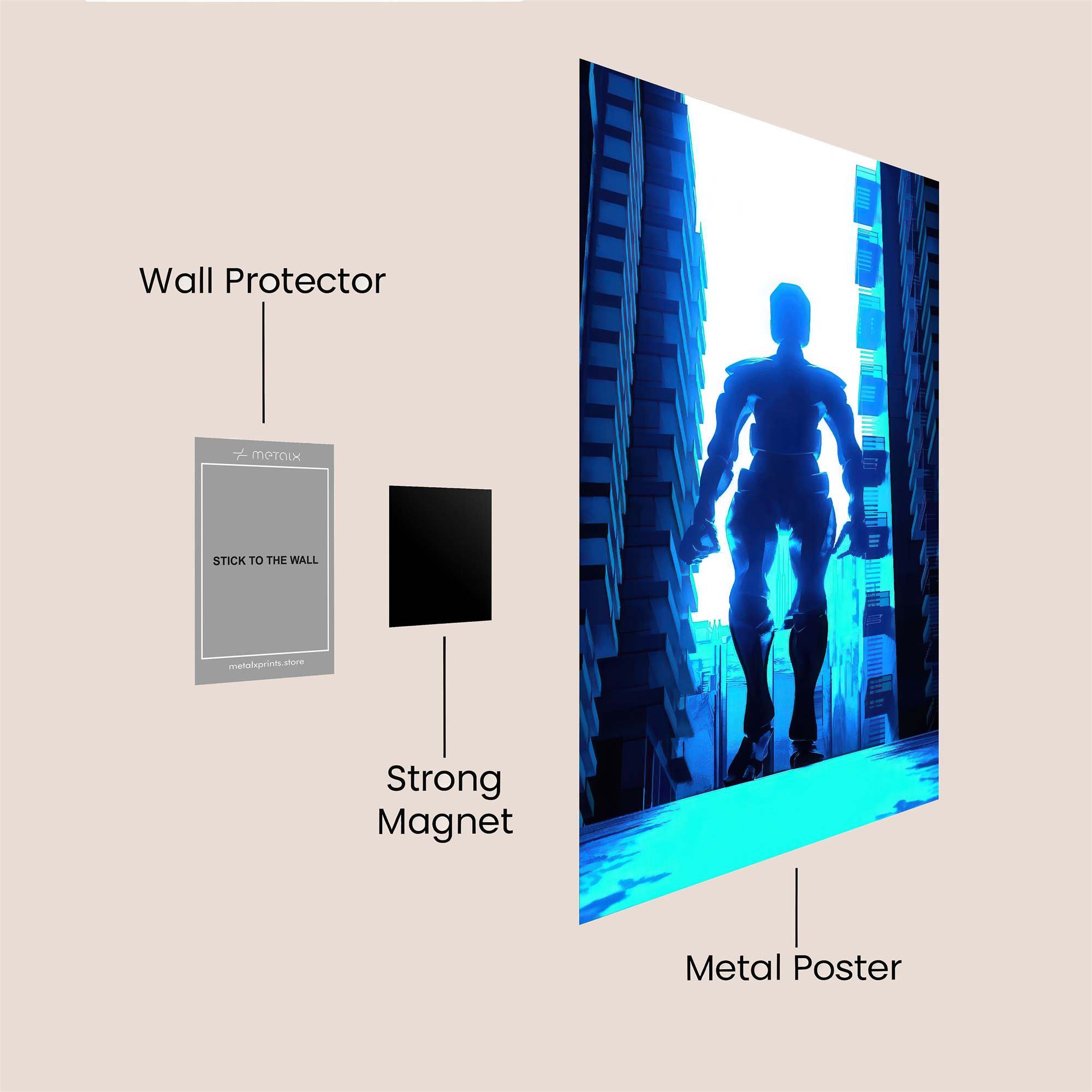 Robotic Ascension Safe Wall Magnetic / M