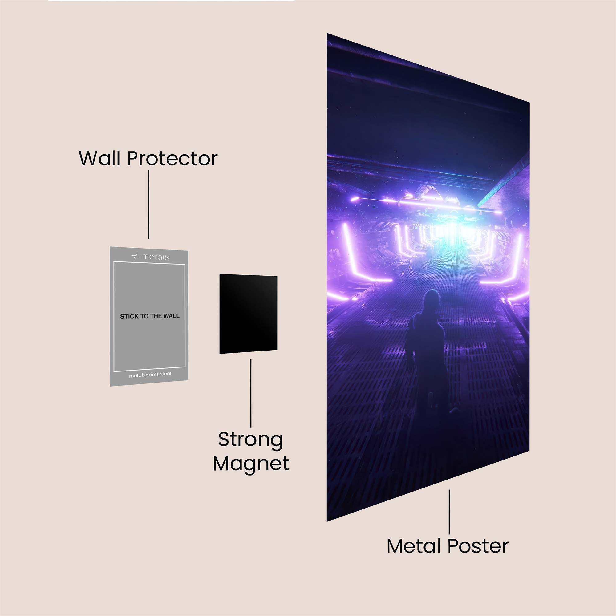 Neon Odyssey Safe Wall Magnetic / M