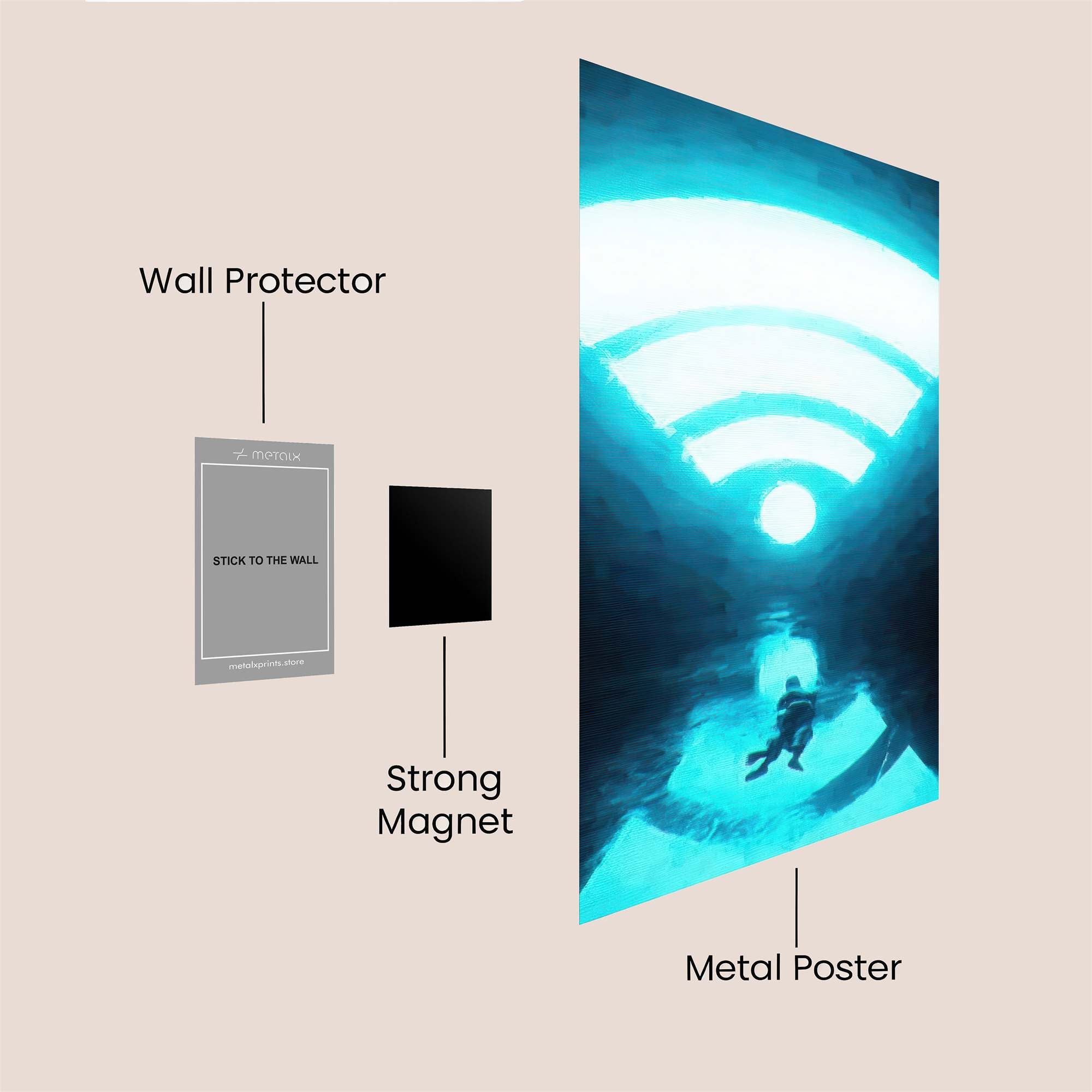 Signal Odyssey Safe Wall Magnetic / M