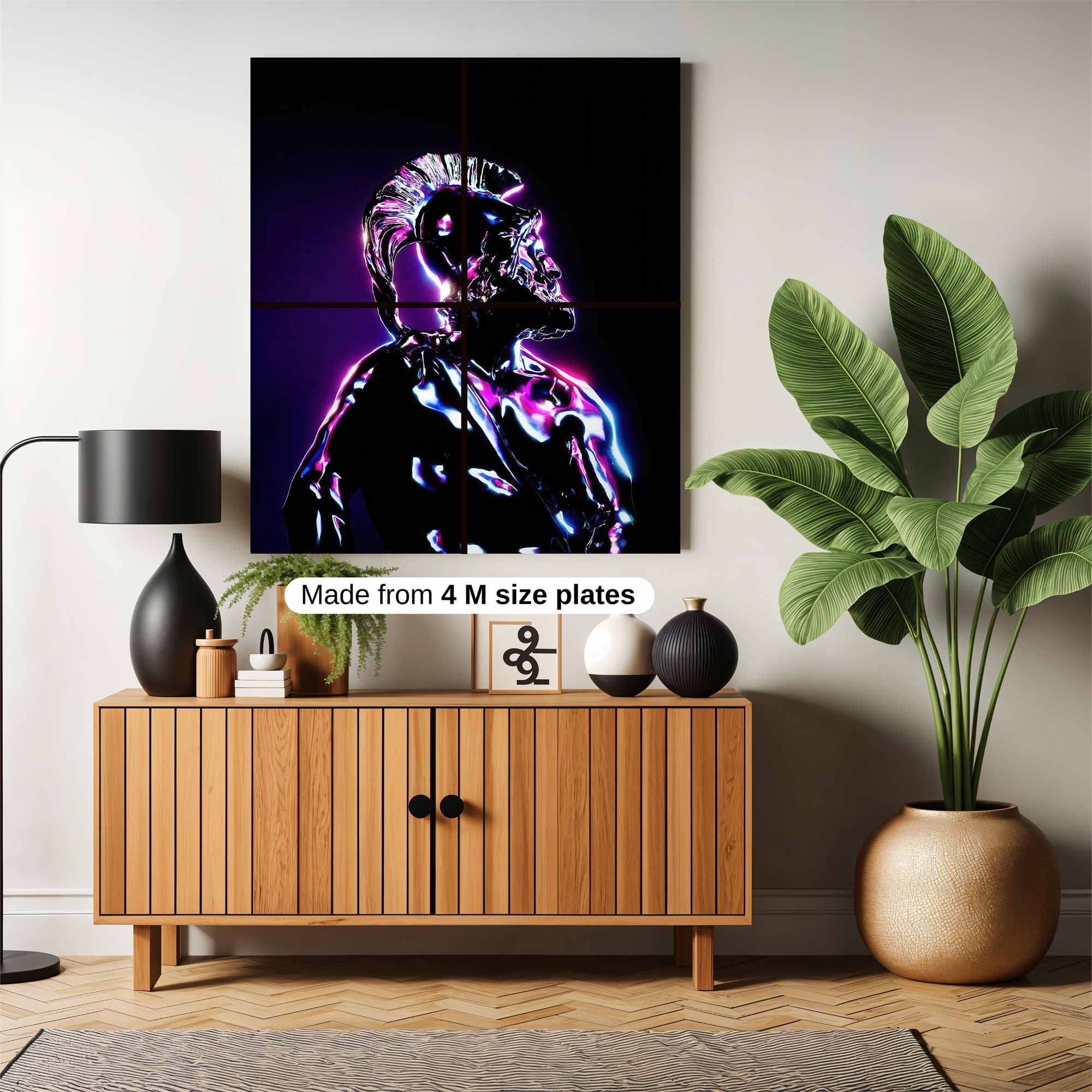 Neon Warrior Safe Wall Magnetic / M