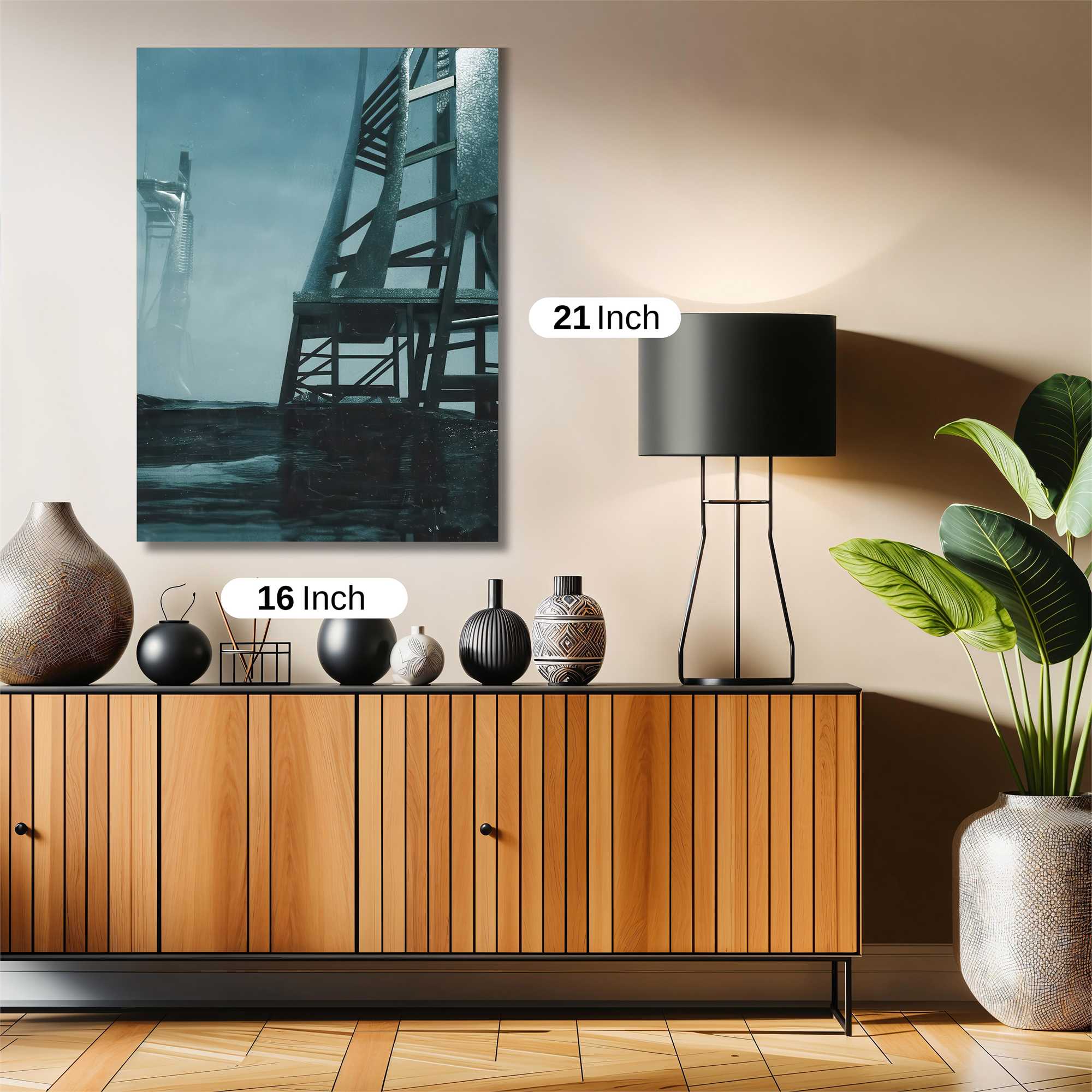 Futuristic Solitude Safe Wall Magnetic / M