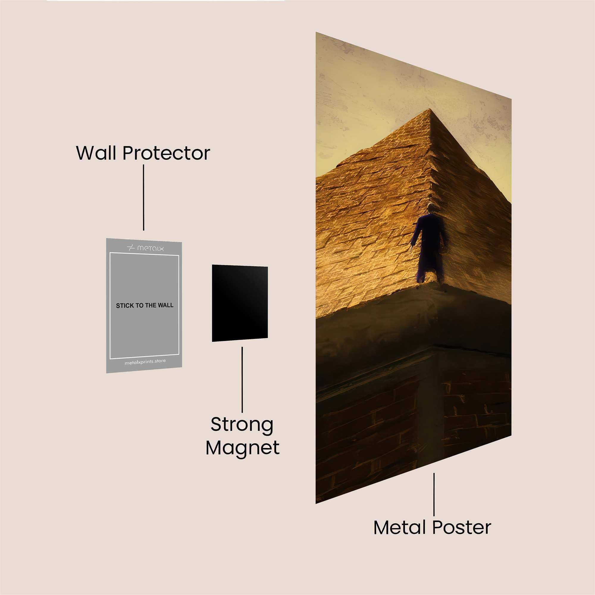 Pinnacle Ascent Safe Wall Magnetic / M