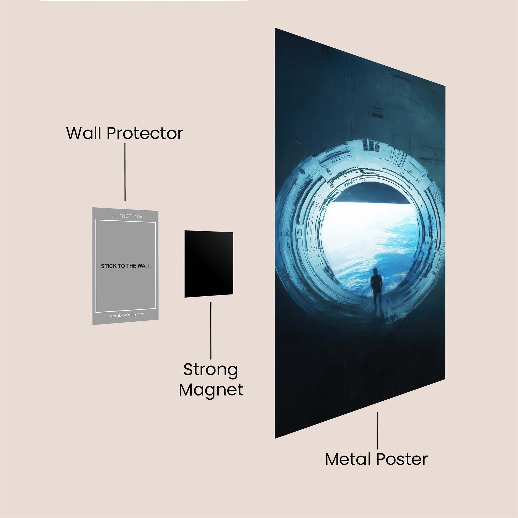 Portal Reverie Safe Wall Magnetic / M