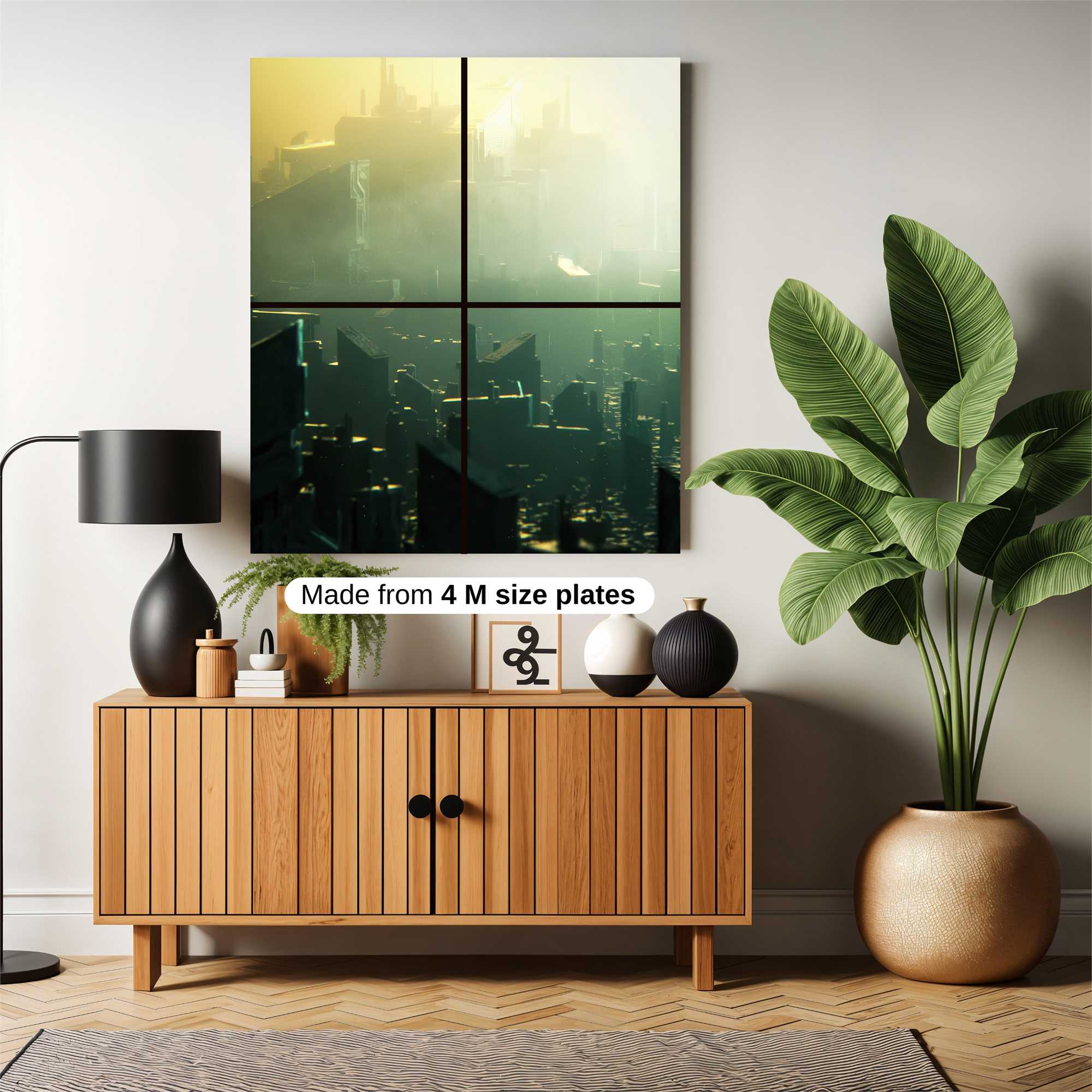 Futuristic Haze Safe Wall Magnetic / M