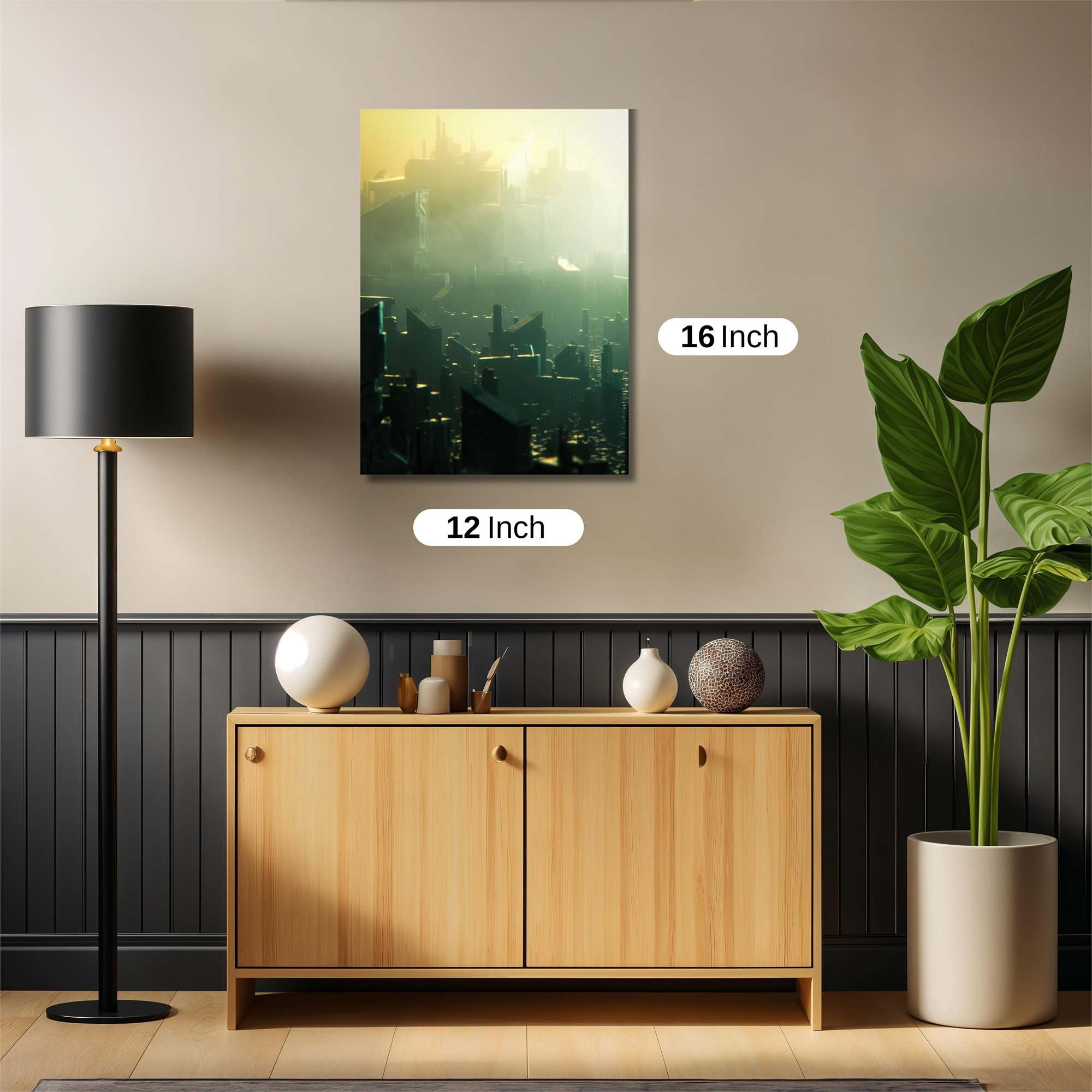 Futuristic Haze Safe Wall Magnetic / M