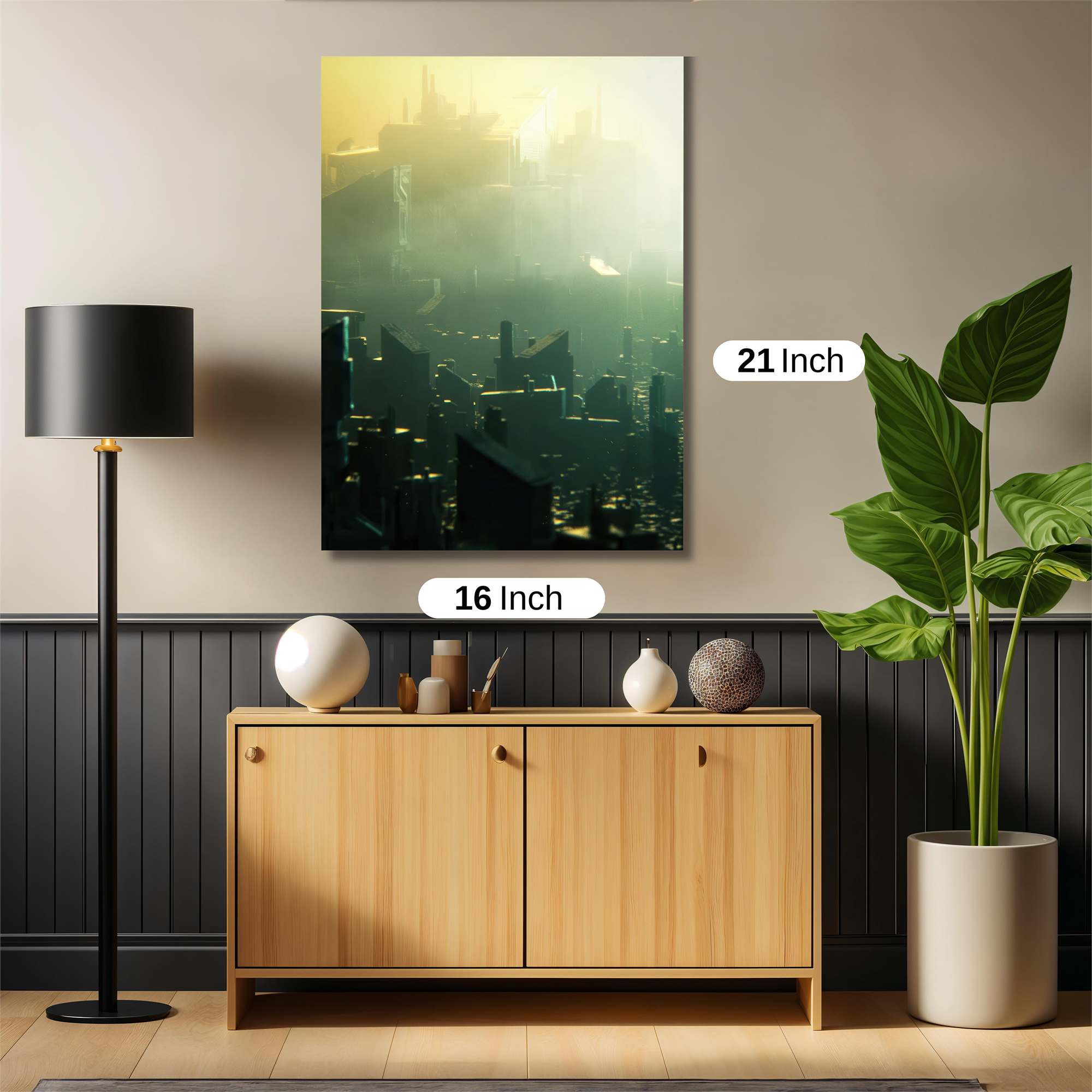 Futuristic Haze Safe Wall Magnetic / M