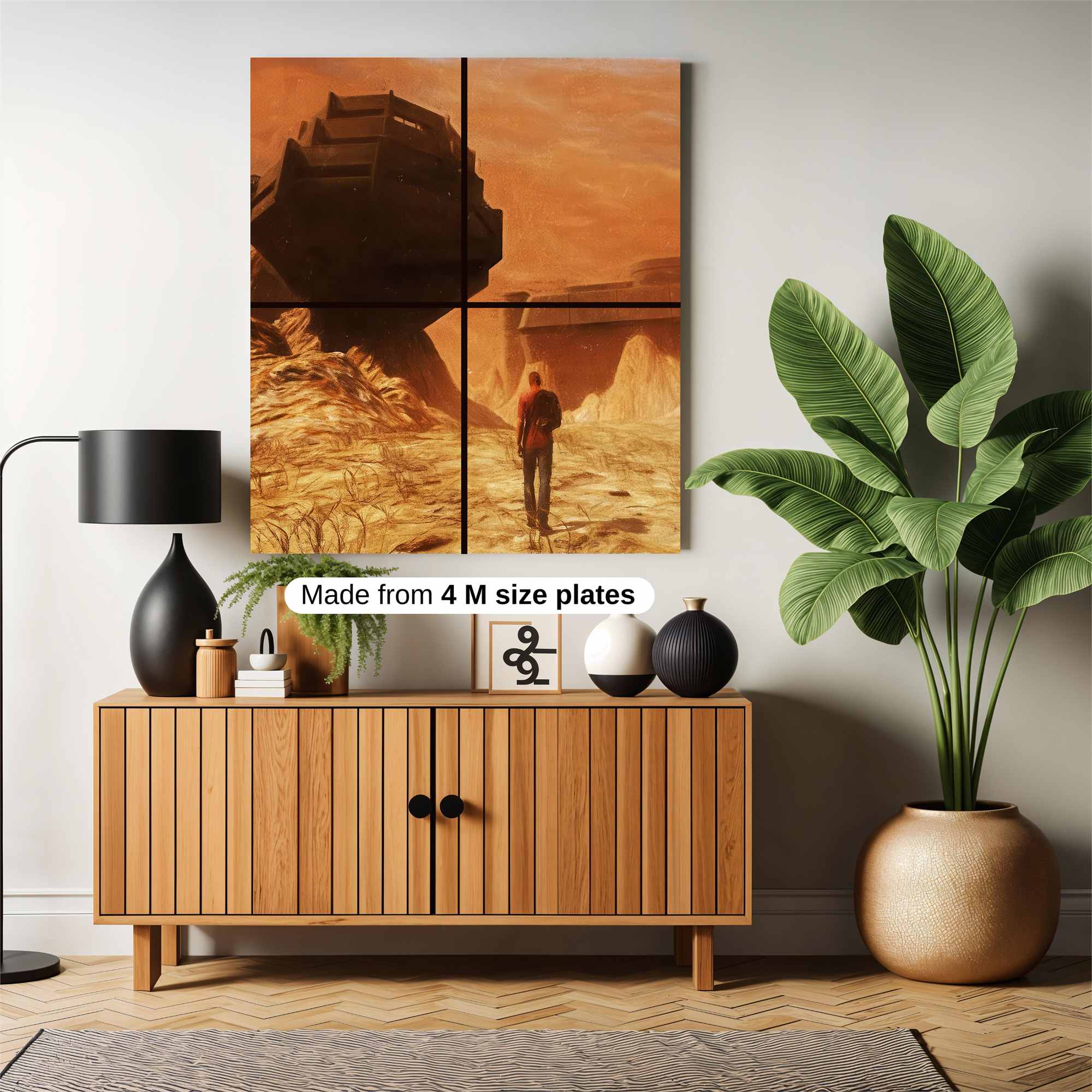 Martian Solitude Safe Wall Magnetic / M