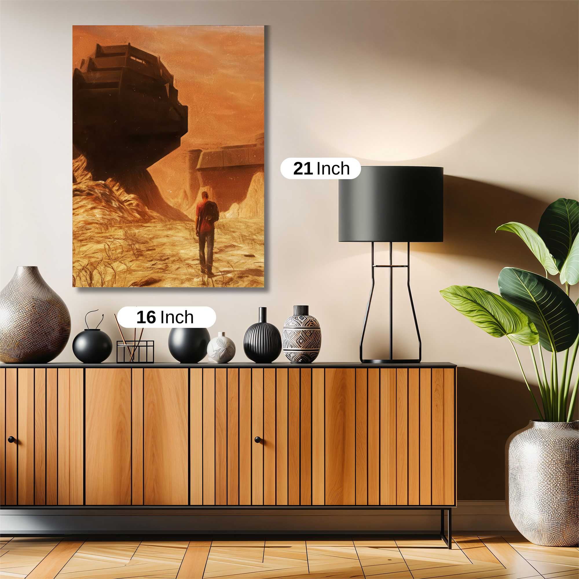 Martian Solitude Safe Wall Magnetic / M