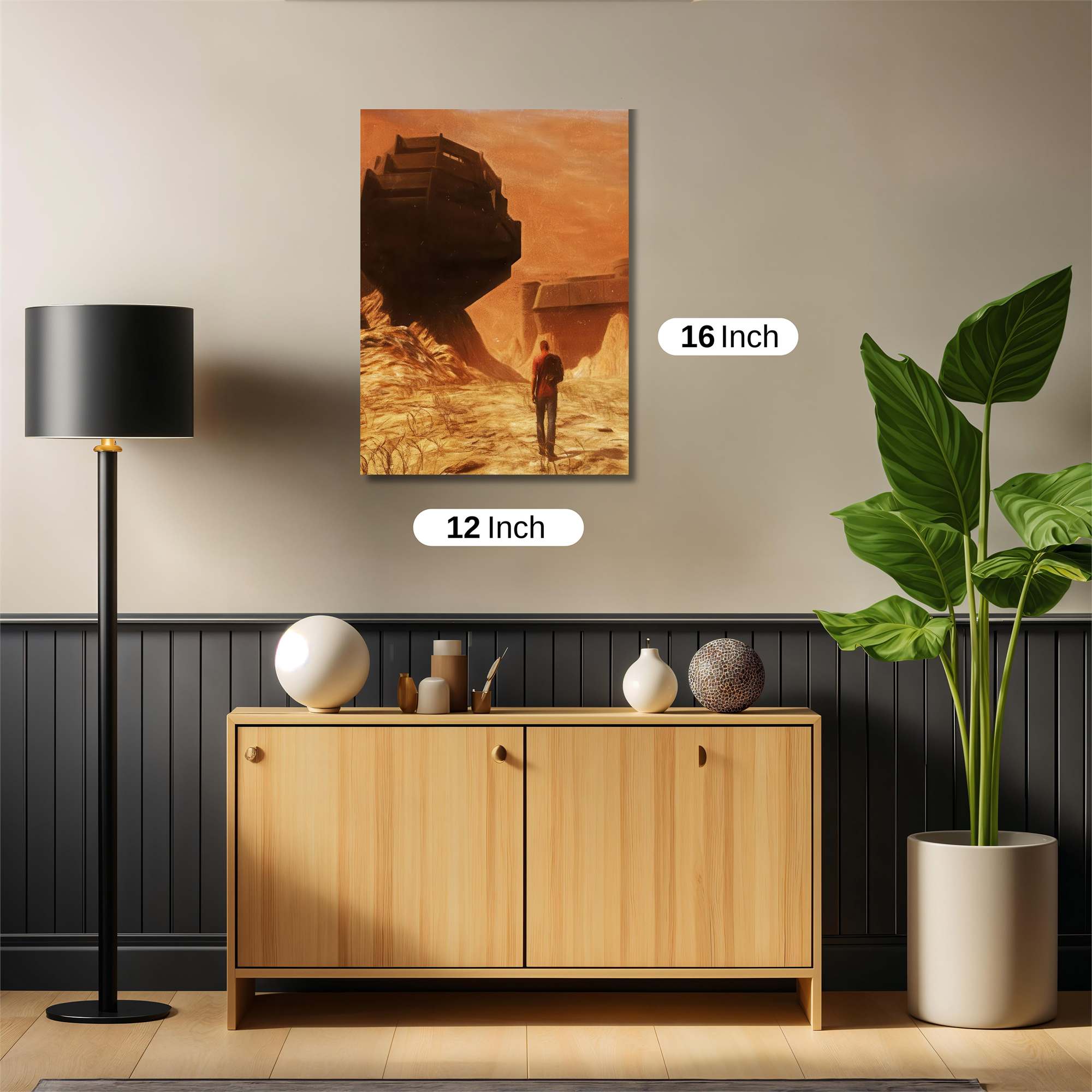 Martian Solitude Safe Wall Magnetic / M