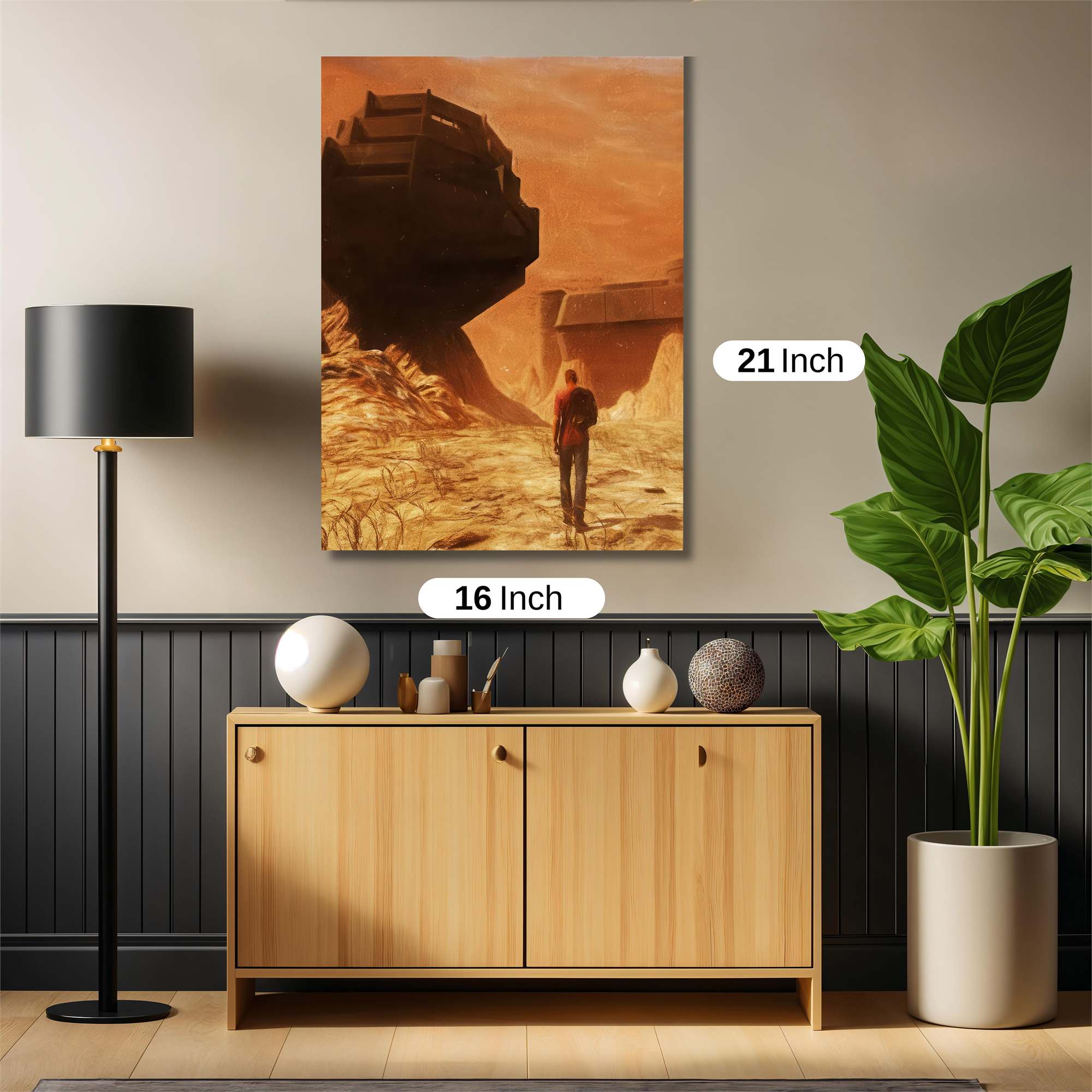 Martian Solitude Safe Wall Magnetic / M