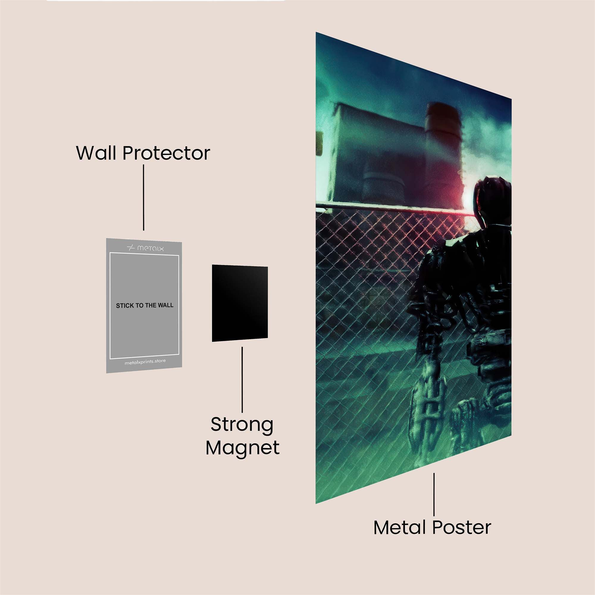 Machina Reverie Safe Wall Magnetic / M