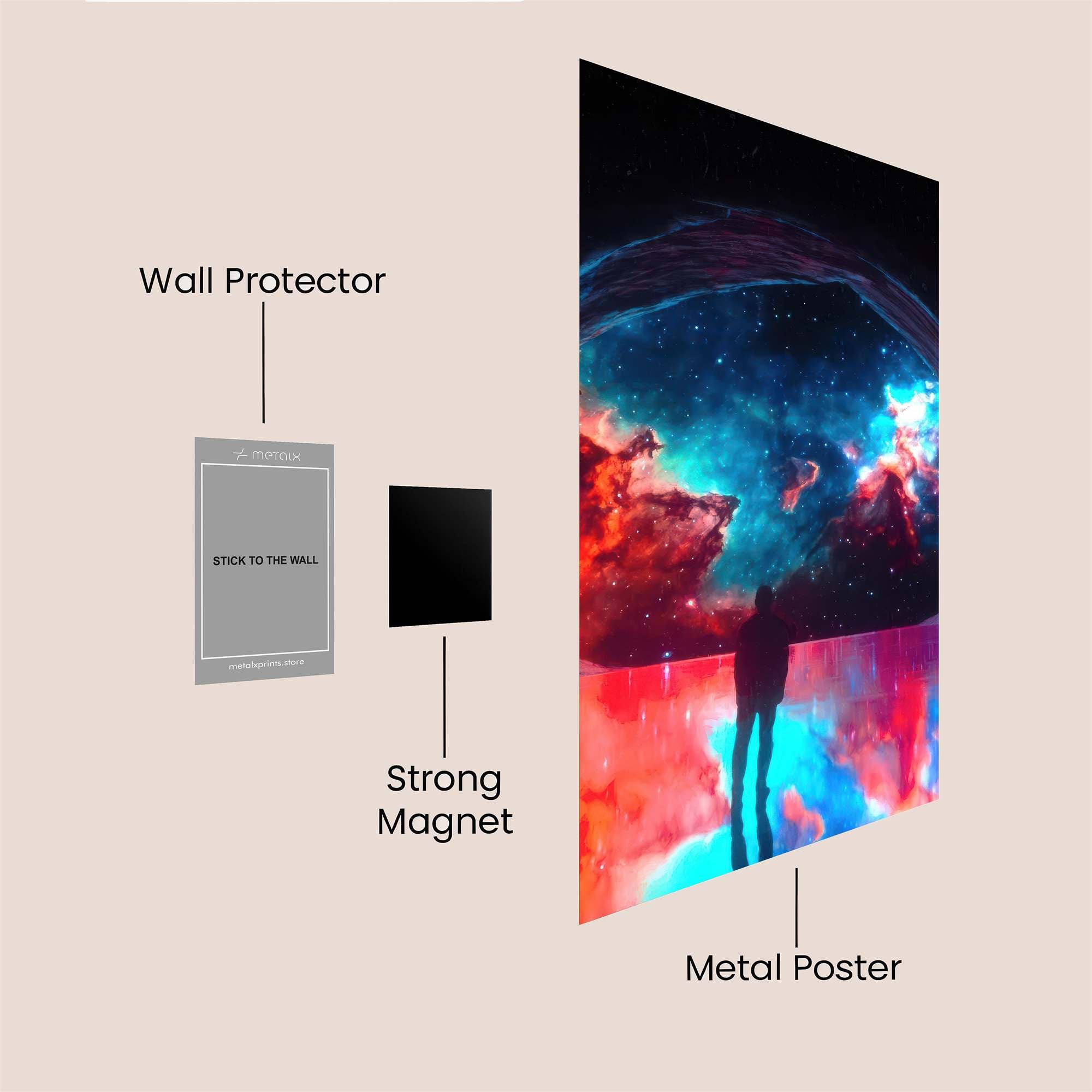 Cosmic Reverie Safe Wall Magnetic / M