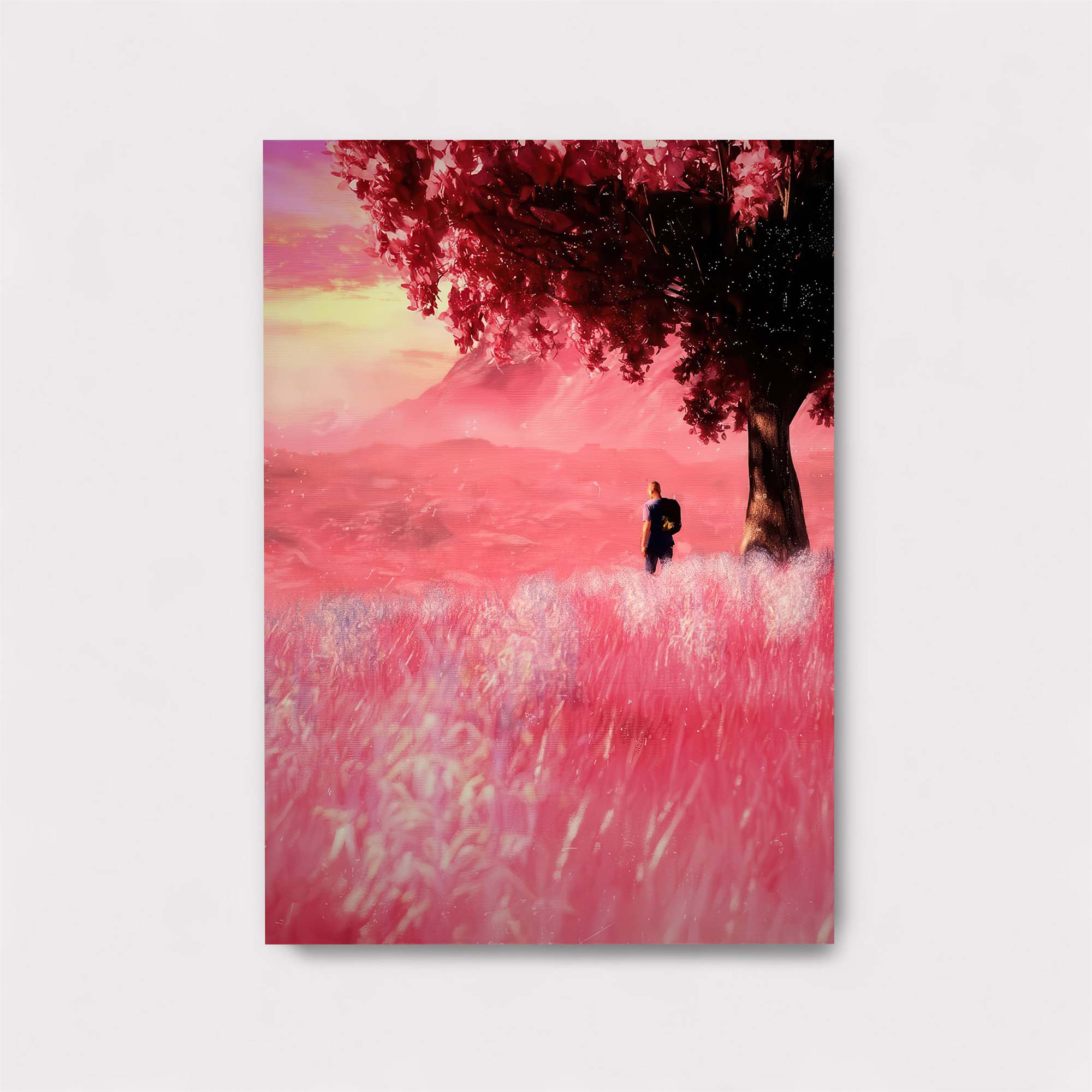 Crimson Serenity Safe Wall Magnetic / M