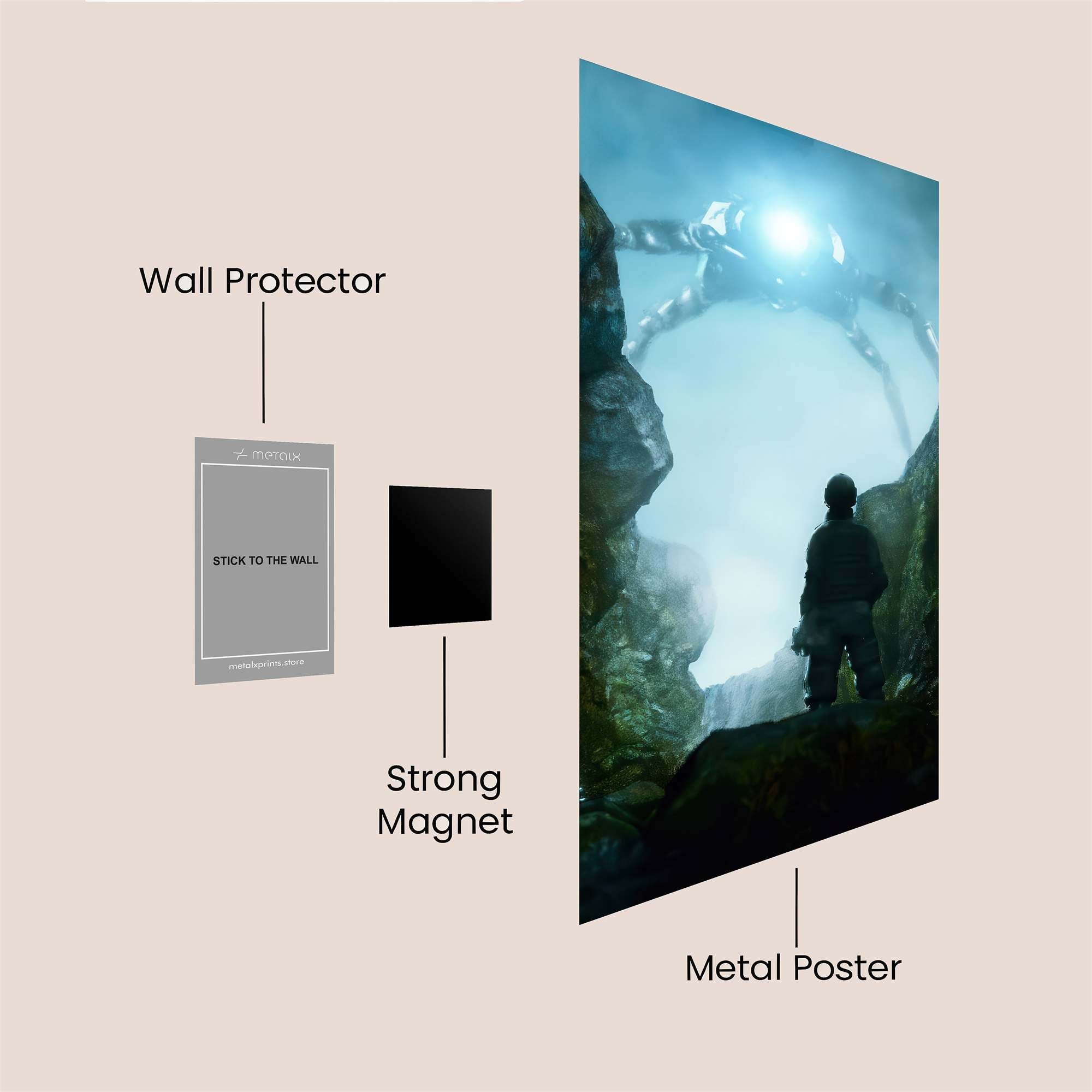 Encountered Majesty Safe Wall Magnetic / M