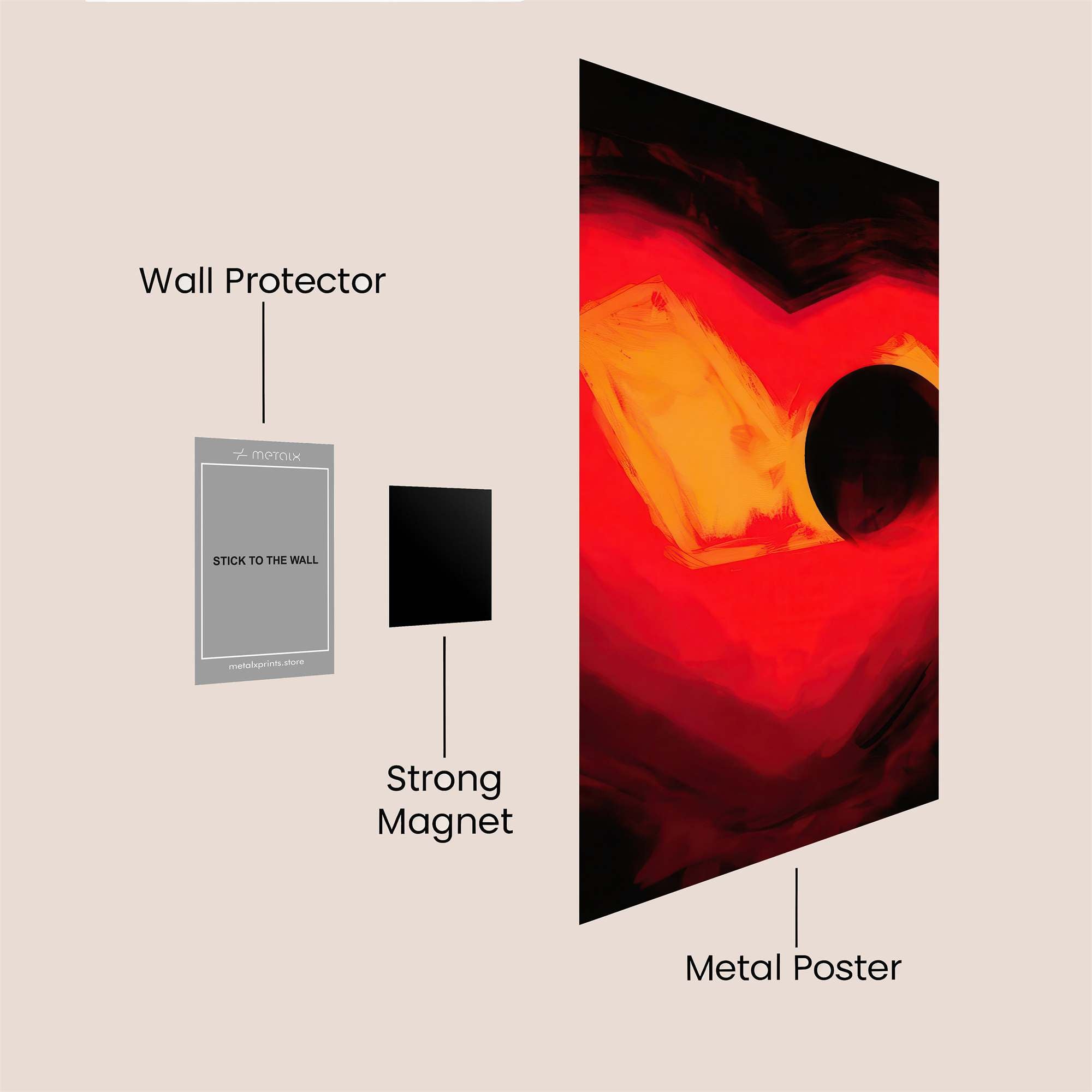 Eclipse Euphoria Safe Wall Magnetic / M