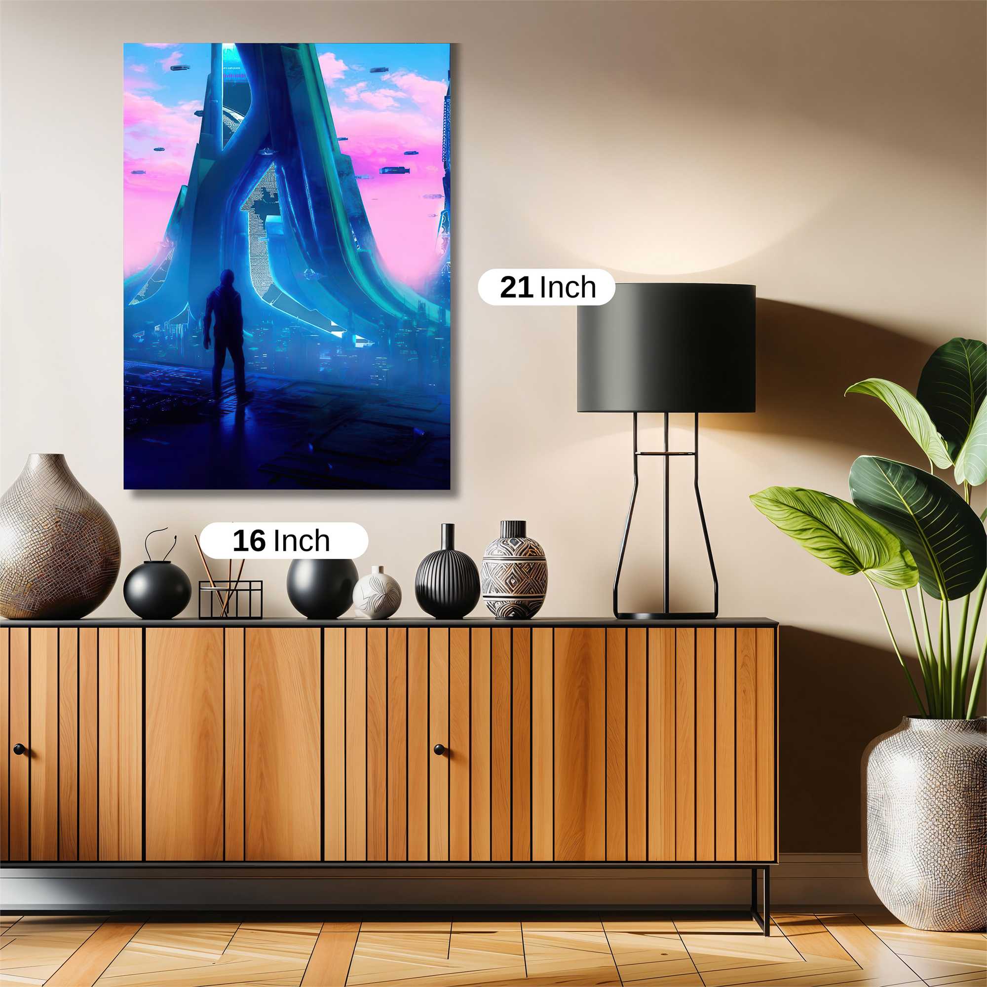 Futuristic Hive Safe Wall Magnetic / M