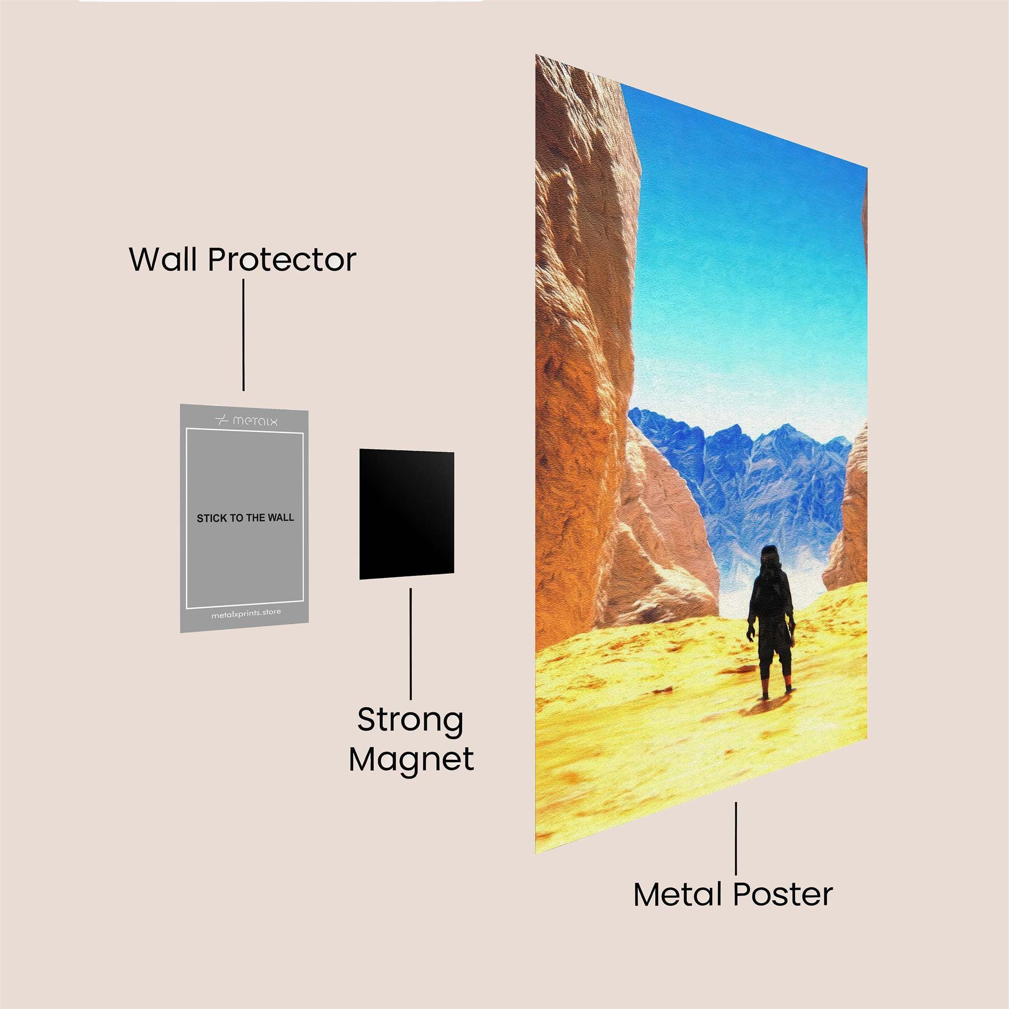 Traveler's Reverie Safe Wall Magnetic / M