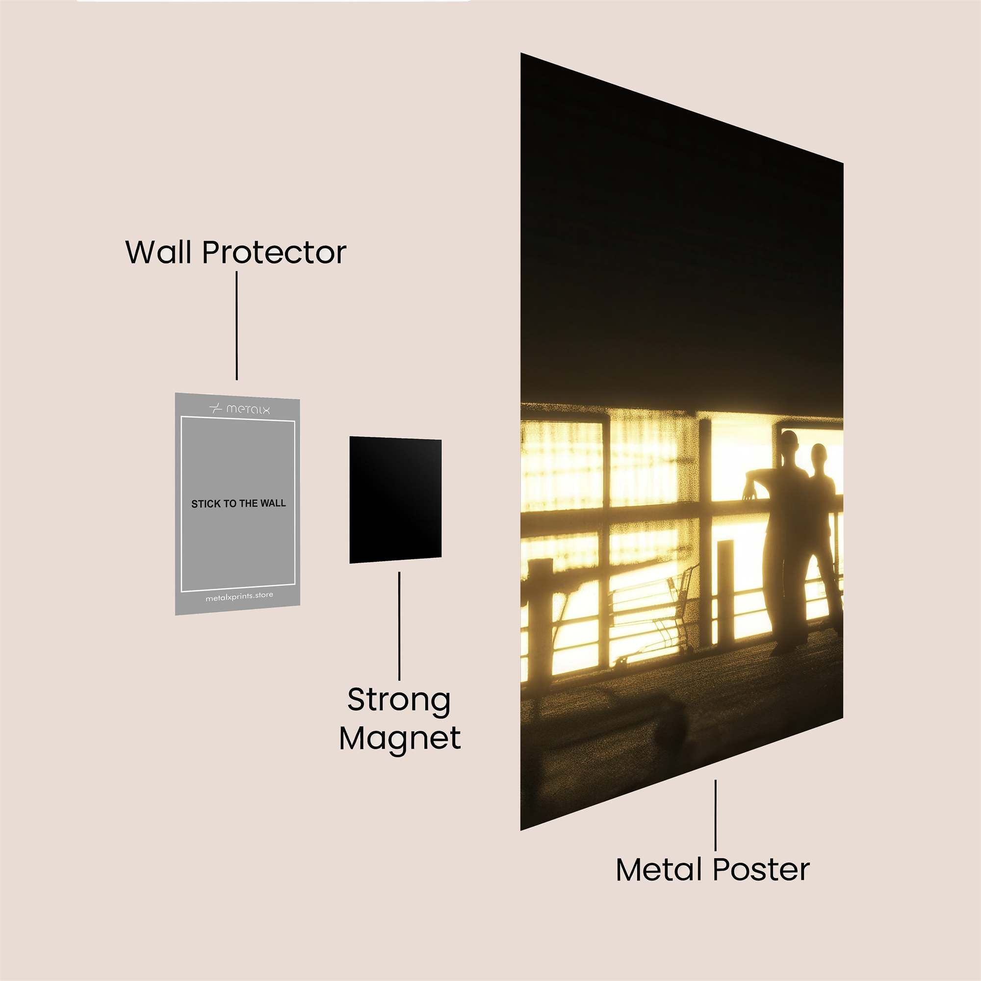 Silhouette Enigma Safe Wall Magnetic / M