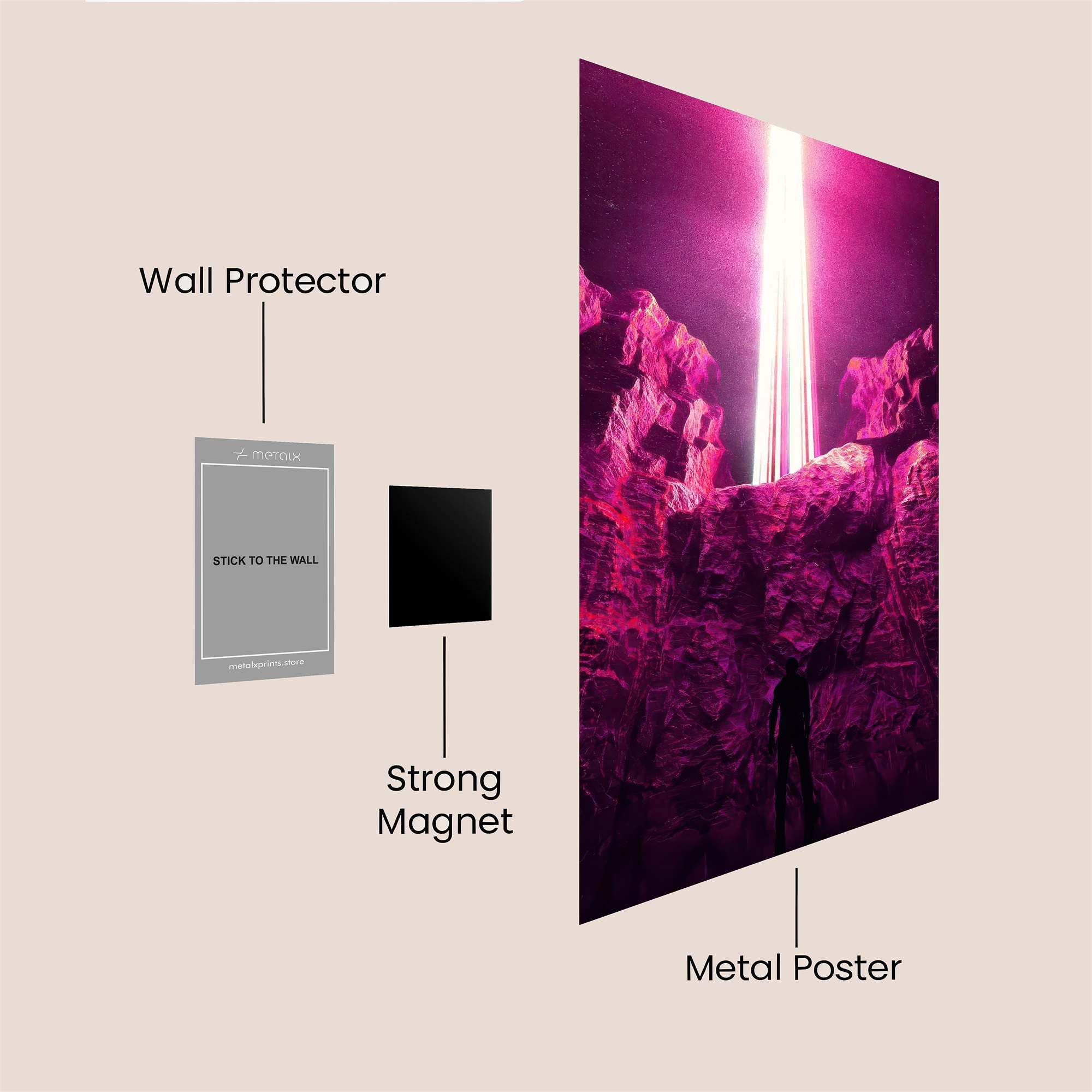 Celestial Surge Safe Wall Magnetic / M