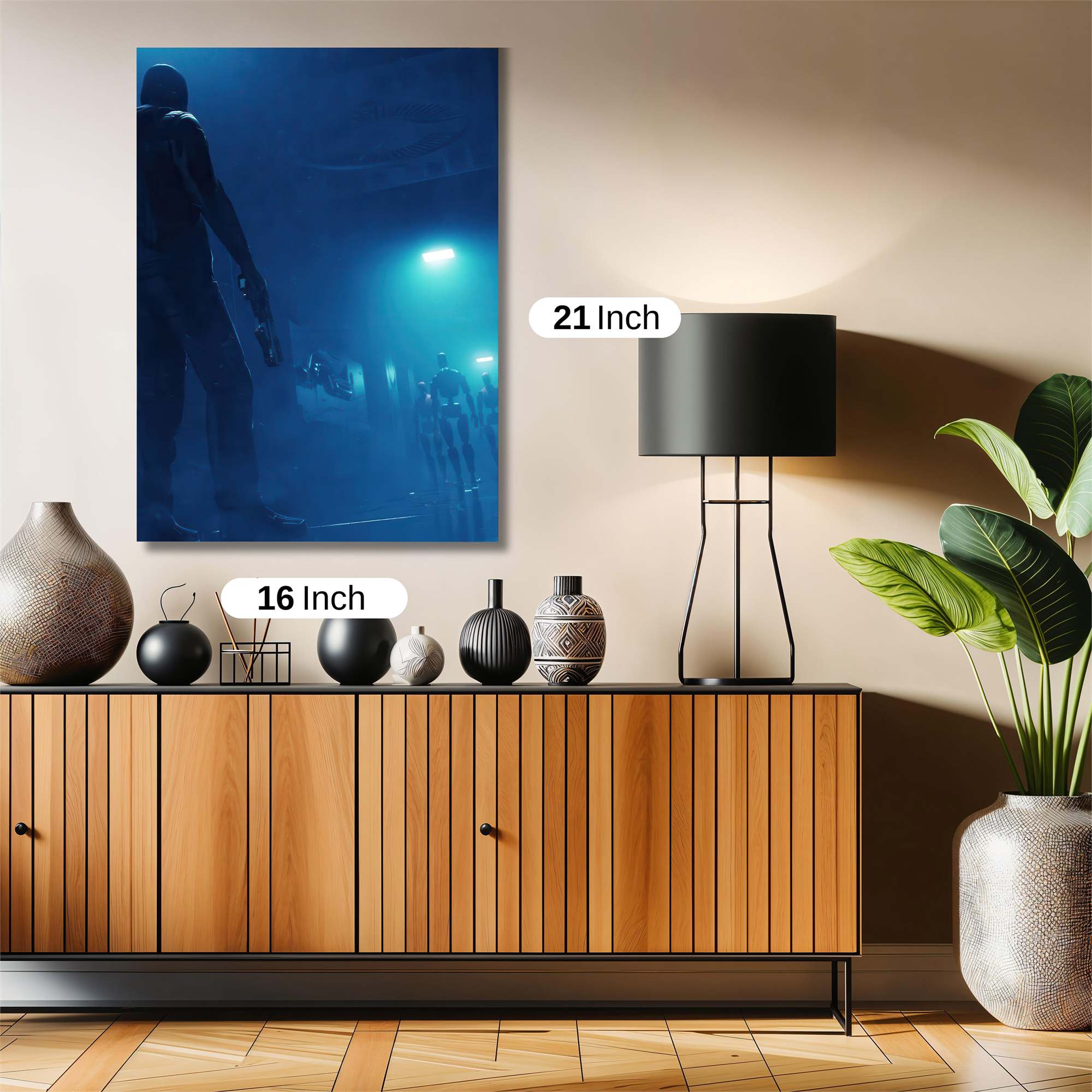 Tension Standoff Safe Wall Magnetic / M