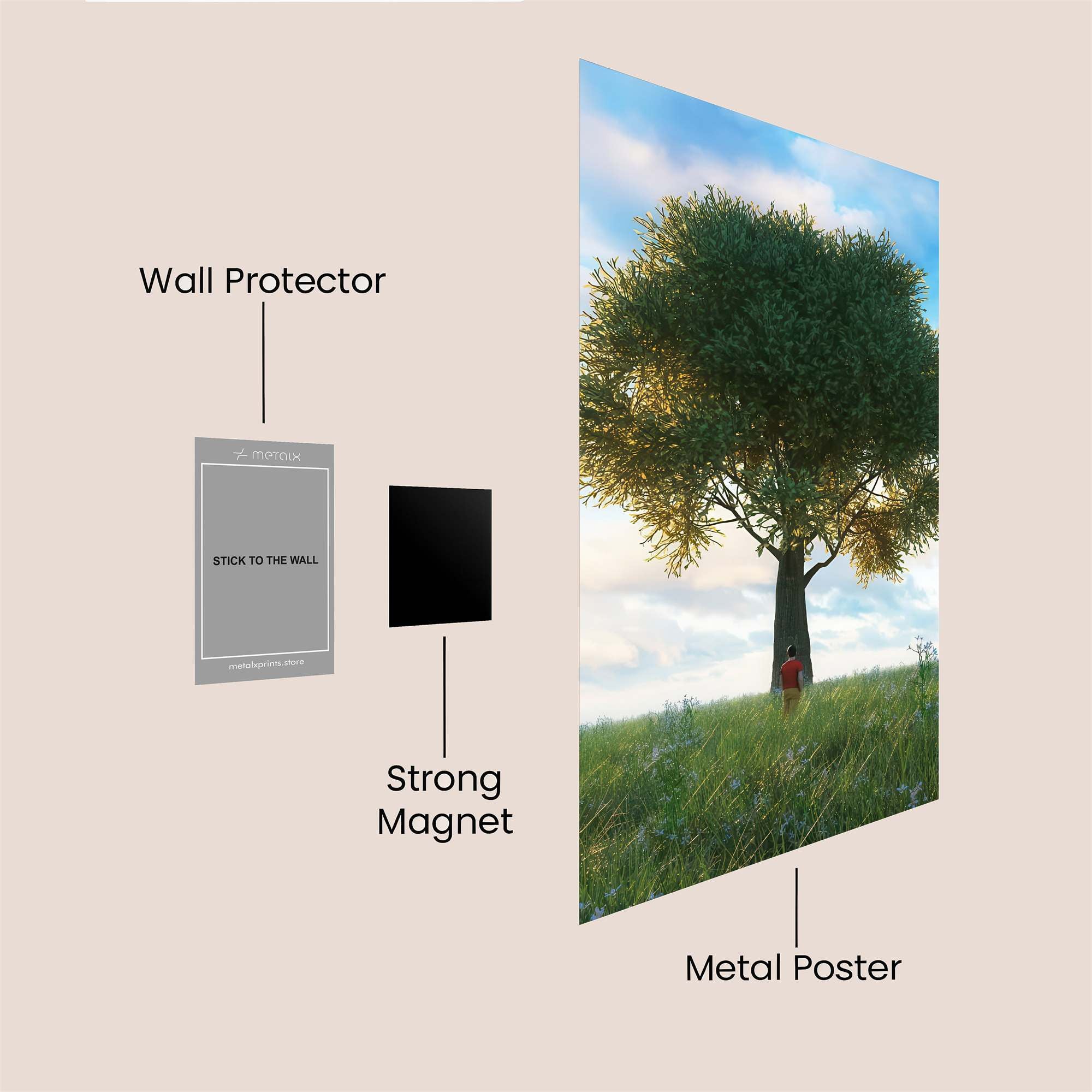 Solitary Serenity Safe Wall Magnetic / M