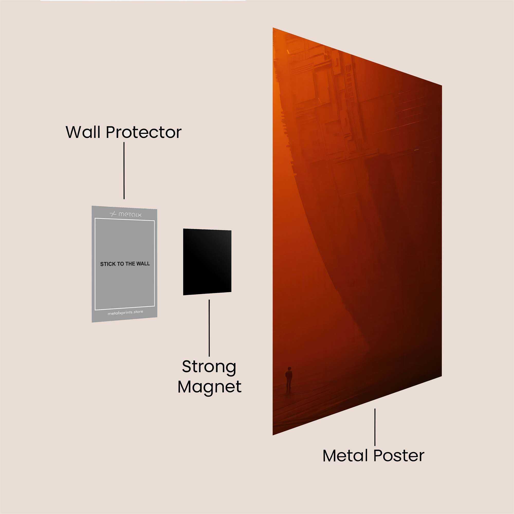 Colossal Mystique Safe Wall Magnetic / M