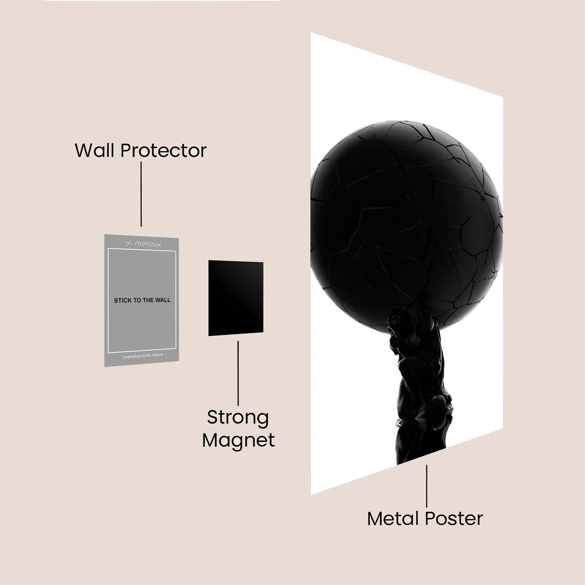 Atlas Encumbrance Safe Wall Magnetic / M