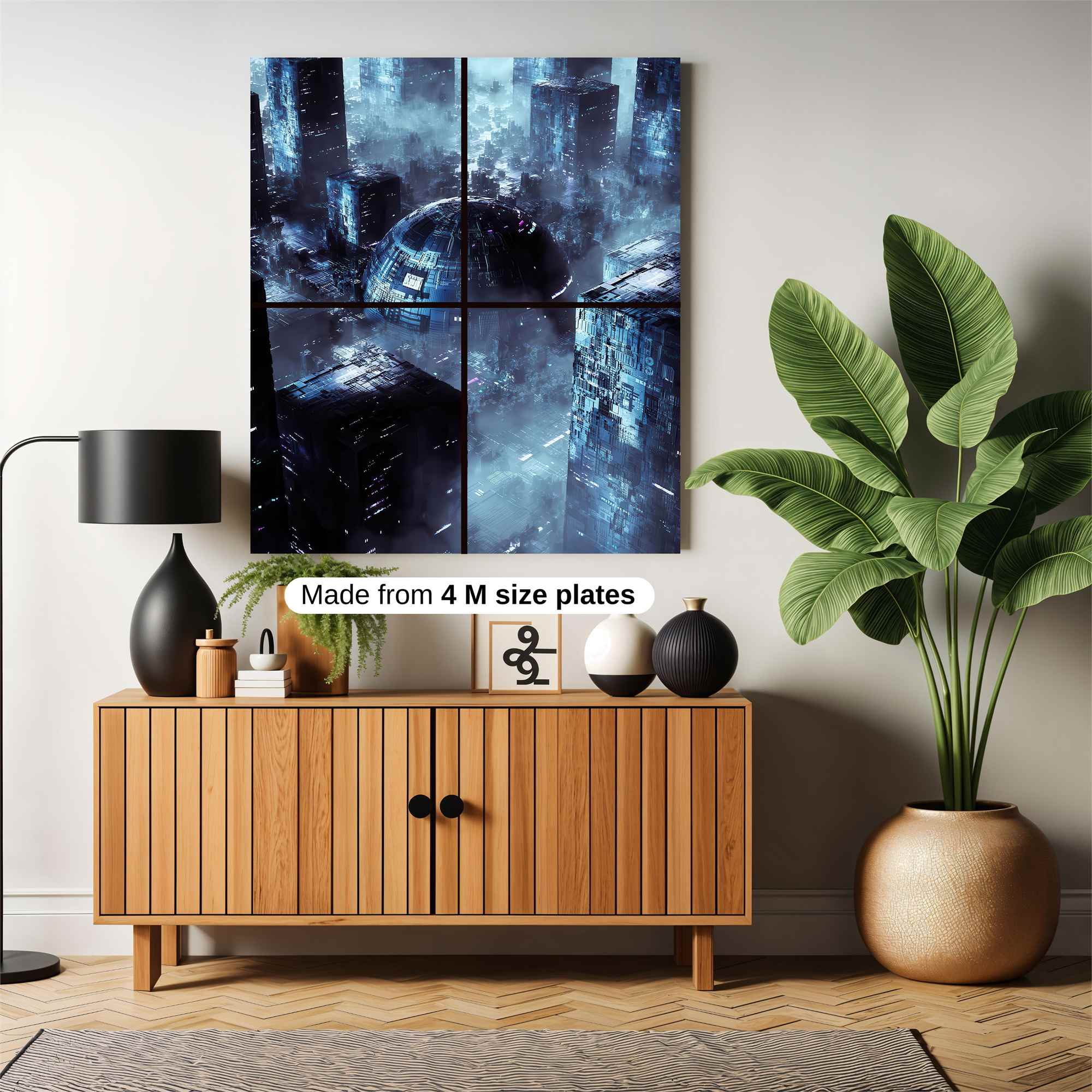 Futuristic Enigma Safe Wall Magnetic / M