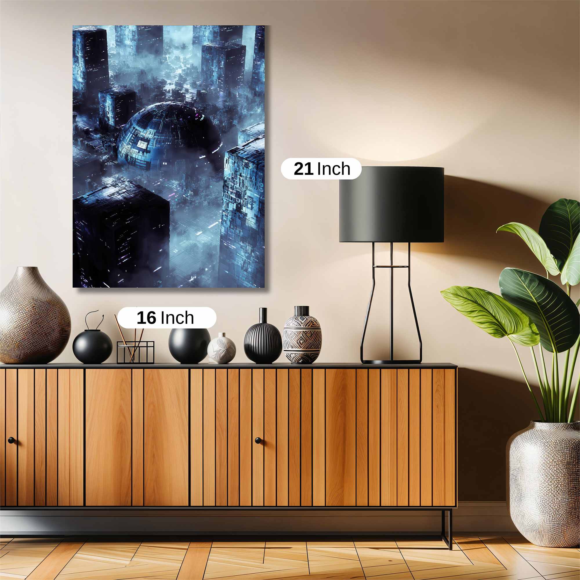 Futuristic Enigma Safe Wall Magnetic / M