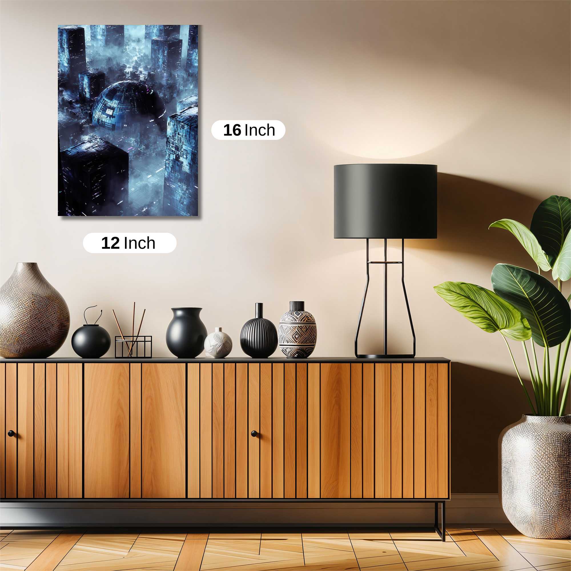 Futuristic Enigma Safe Wall Magnetic / M