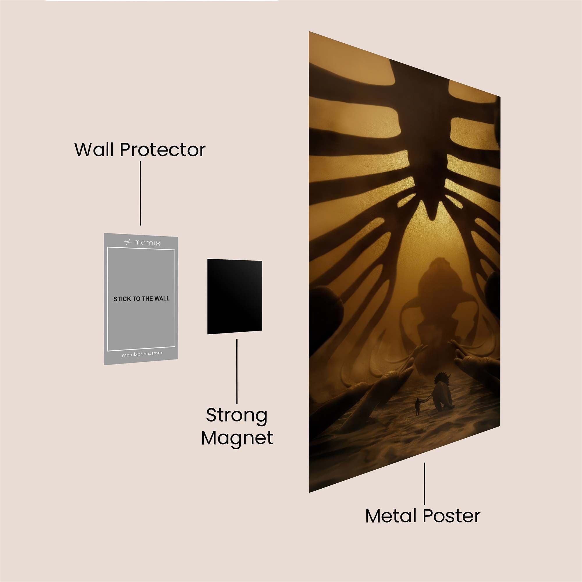 Fossilized Enigma Safe Wall Magnetic / M