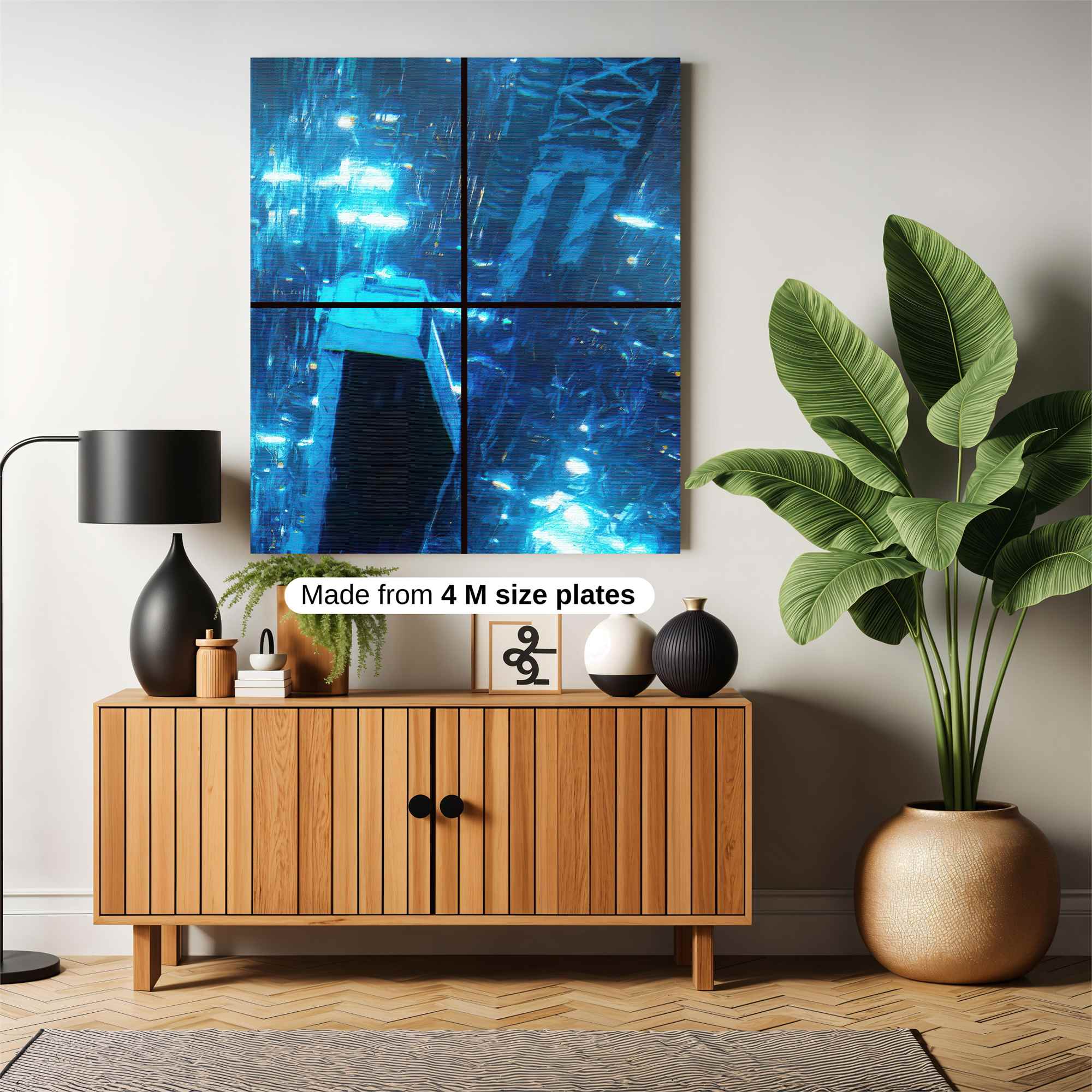 Neon Depths Safe Wall Magnetic / M