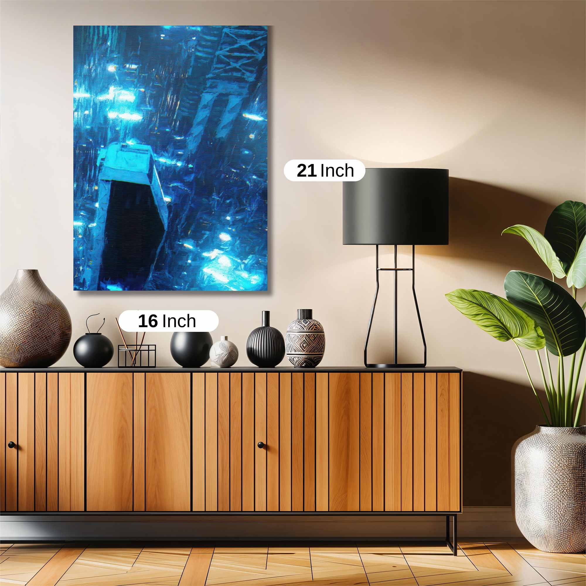 Neon Depths Safe Wall Magnetic / M