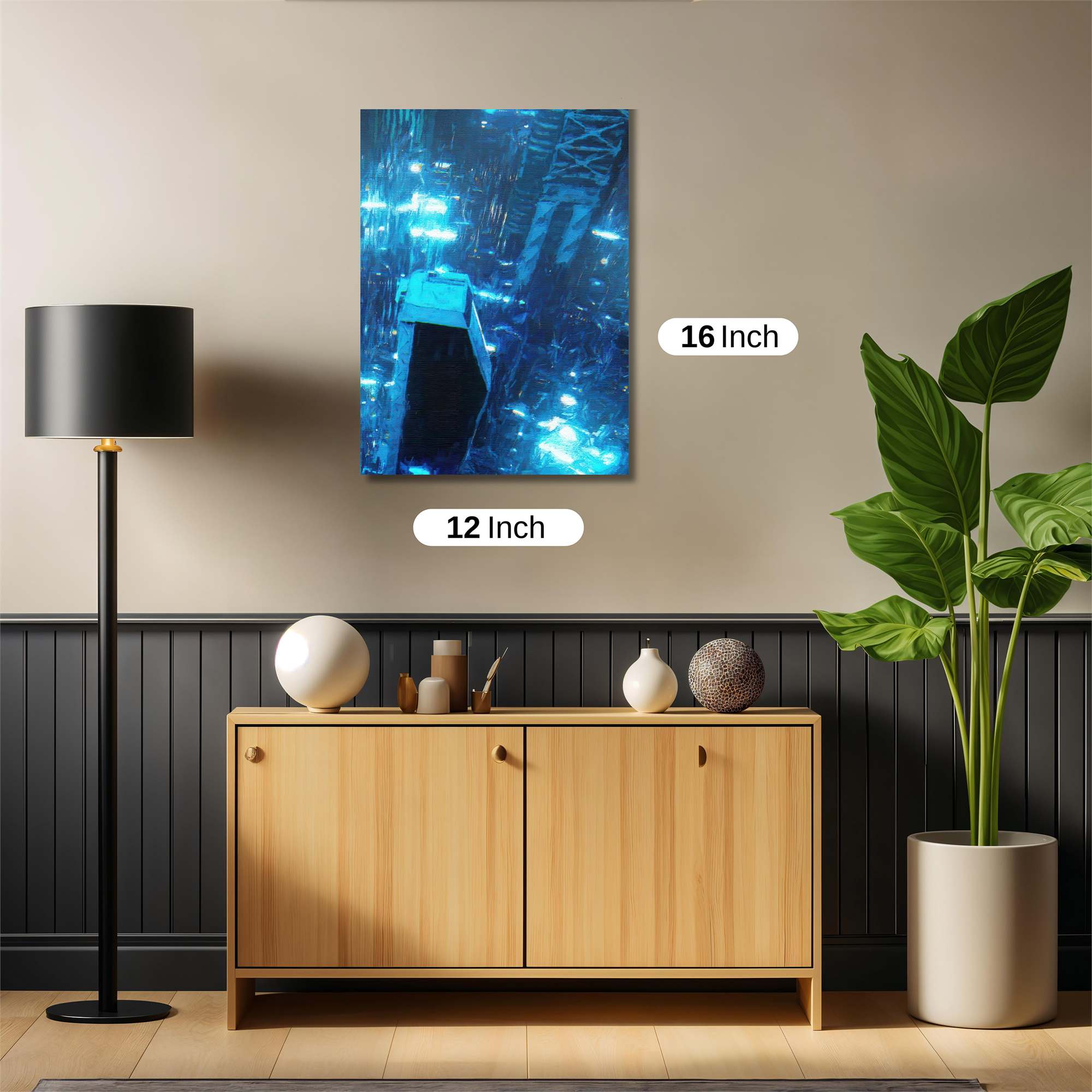 Neon Depths Safe Wall Magnetic / M