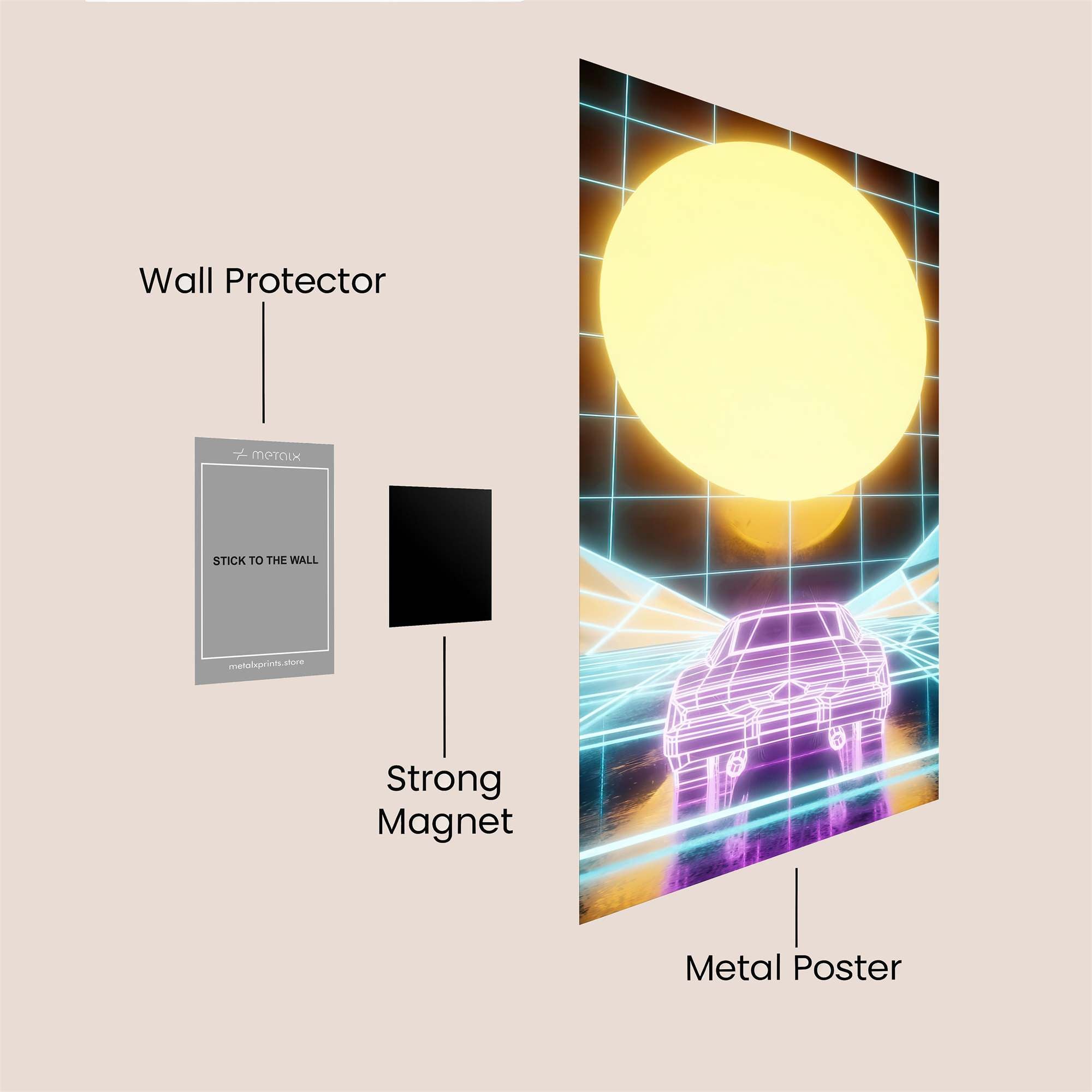 Neon Odyssey Safe Wall Magnetic / M