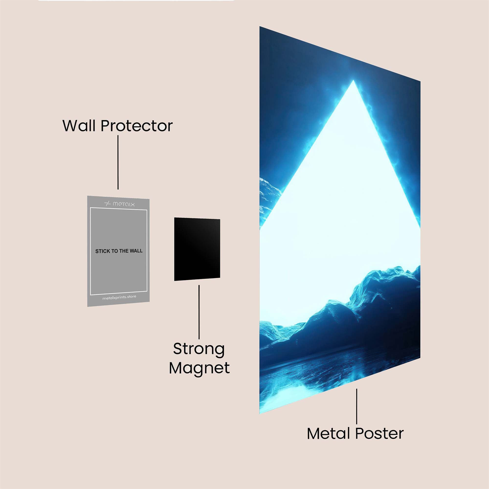 Luminous Portal Safe Wall Magnetic / M