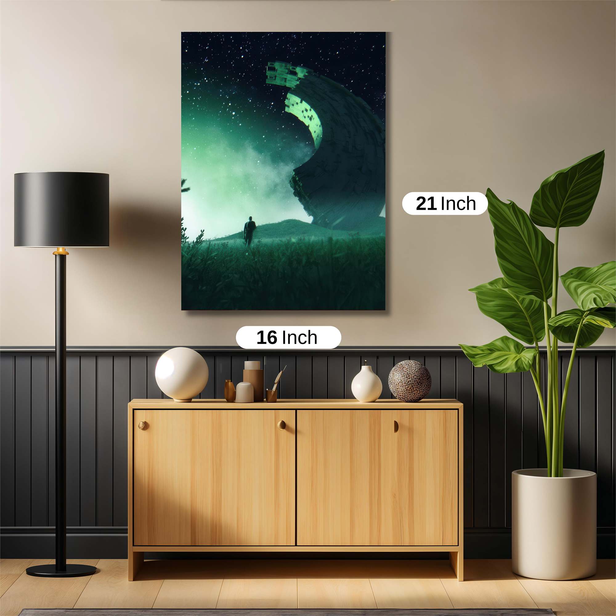 Crescent Mystery Safe Wall Magnetic / M