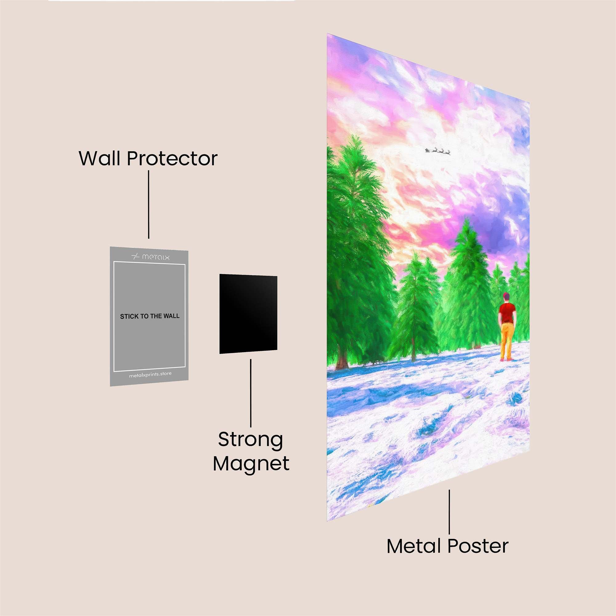 Vivid Serenity Safe Wall Magnetic / M