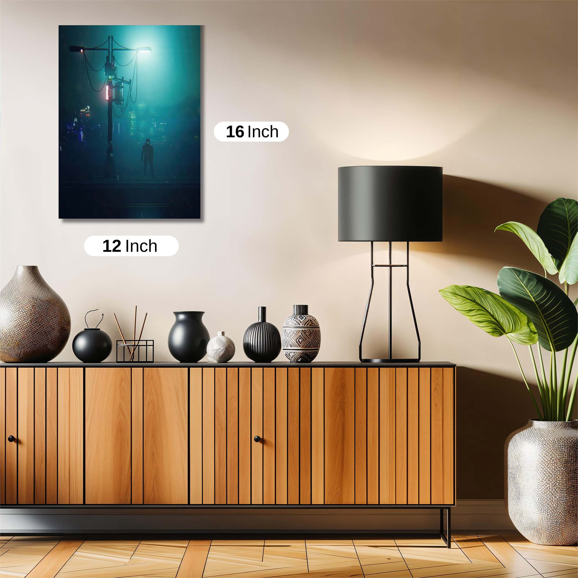 Neon Solitude Safe Wall Magnetic / M