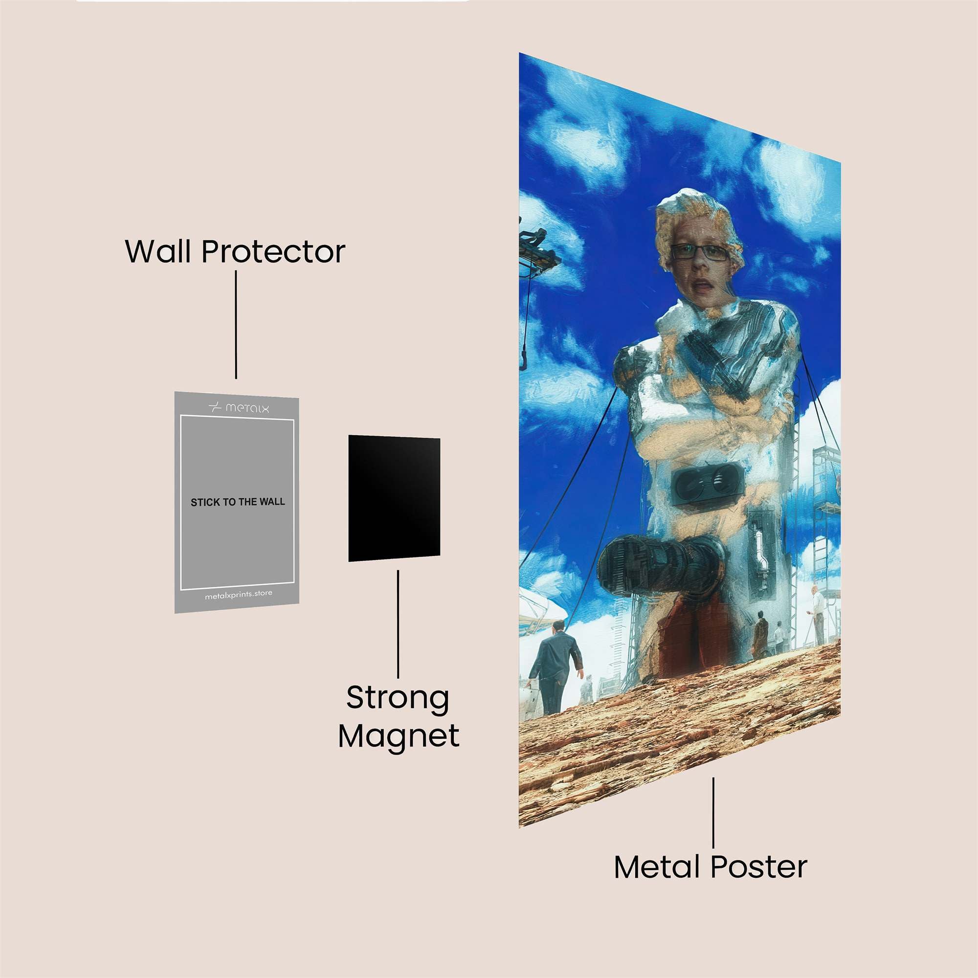 Colossal Creation Safe Wall Magnetic / M