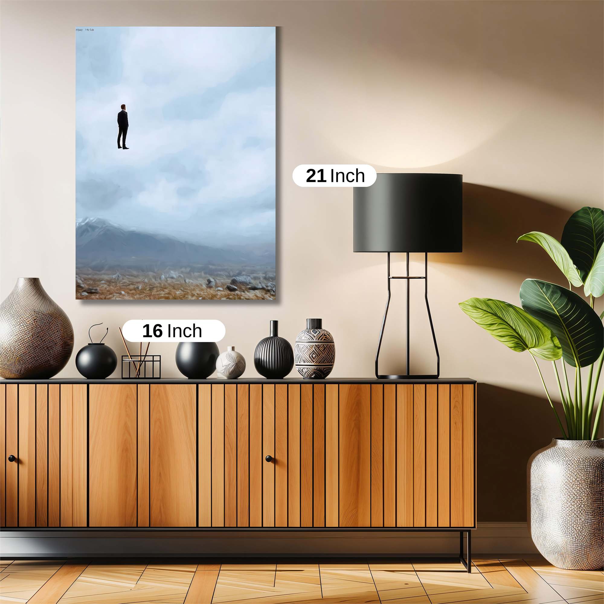 Floating Solitude Safe Wall Magnetic / M