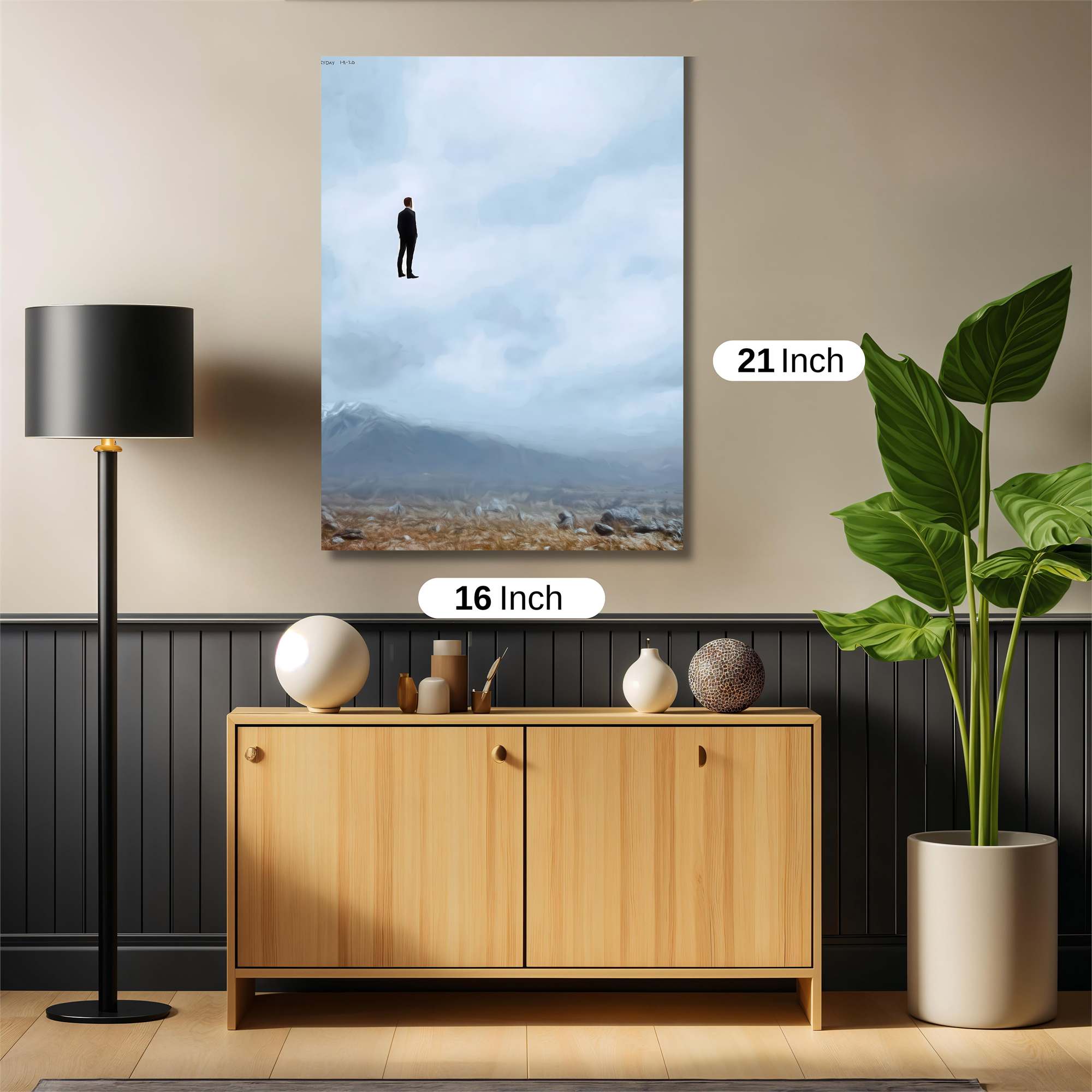 Floating Solitude Safe Wall Magnetic / M