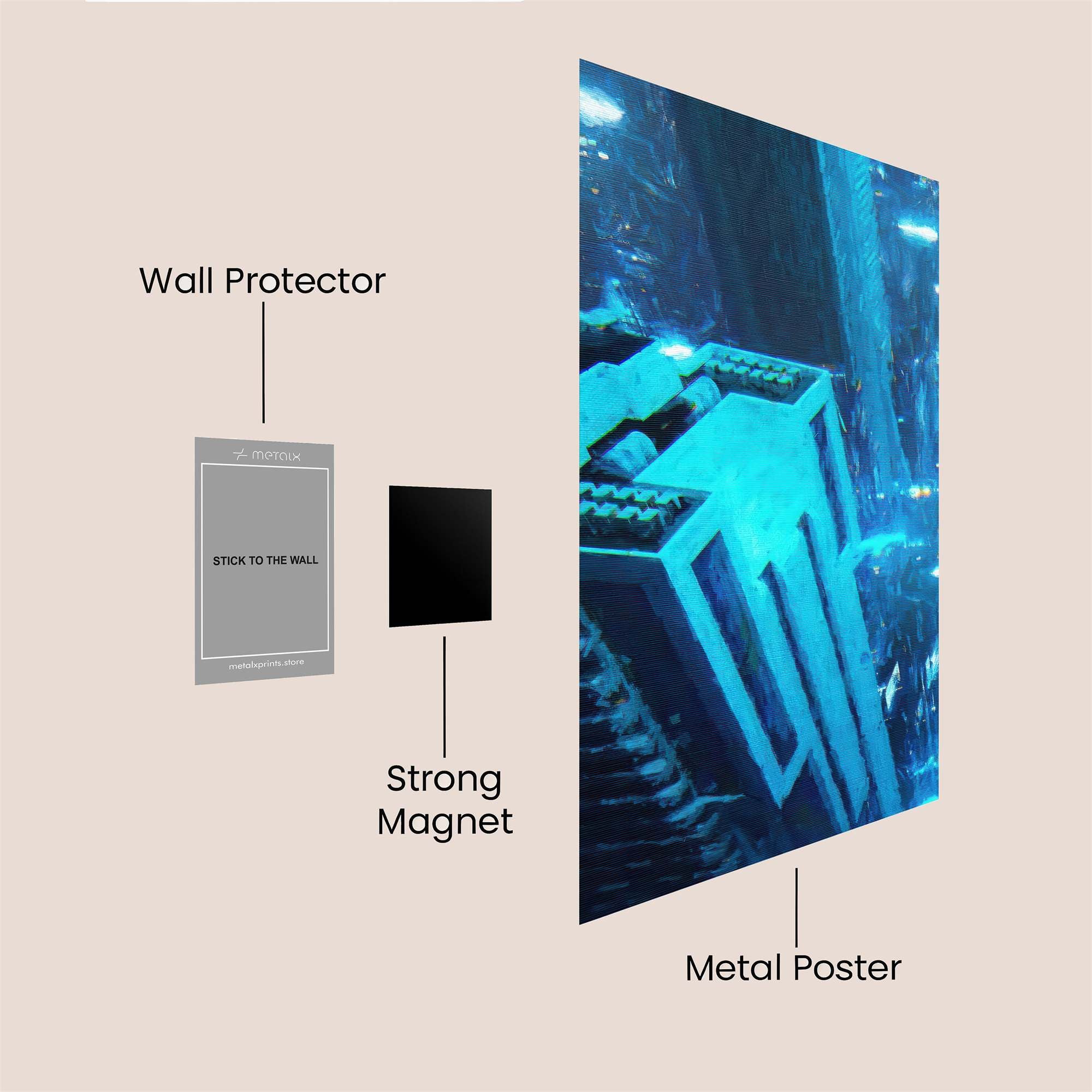 Future Nocturne Safe Wall Magnetic / M