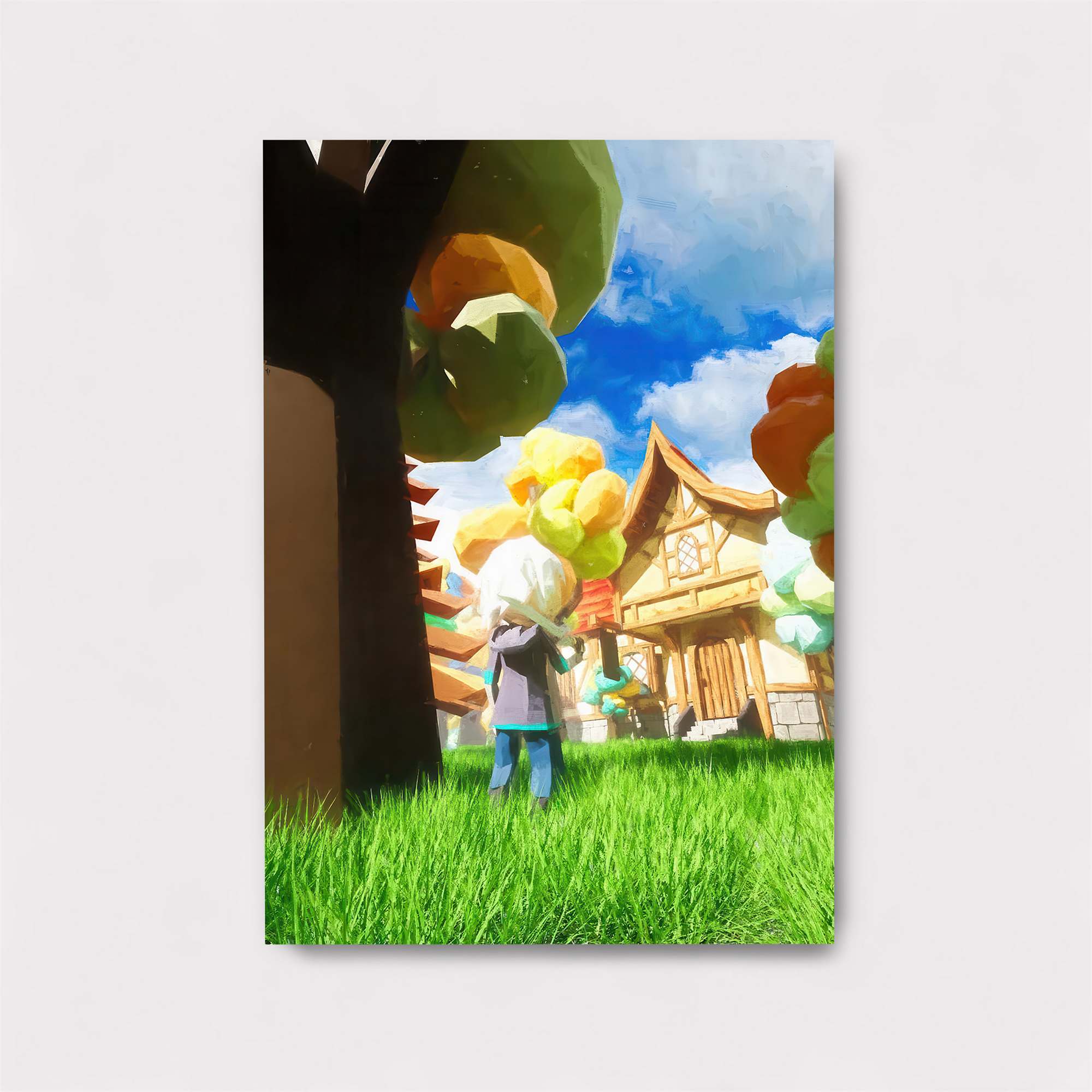 Whimsical Village Safe Wall Magnetic / M