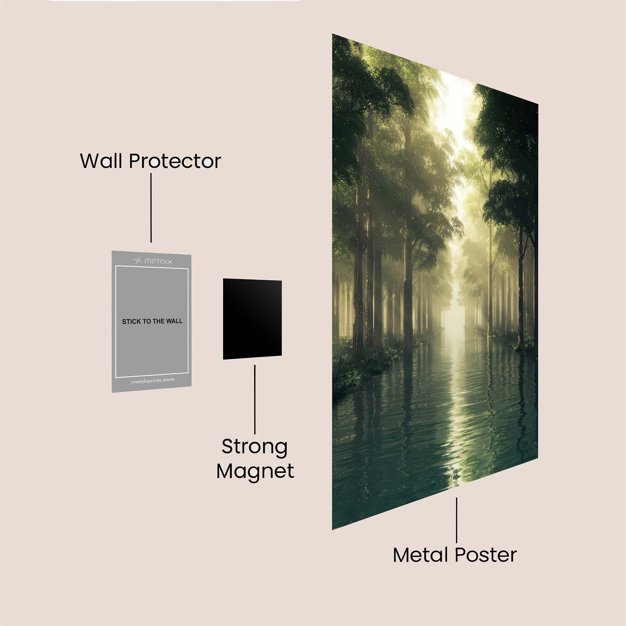 Serene Passage Safe Wall Magnetic / M