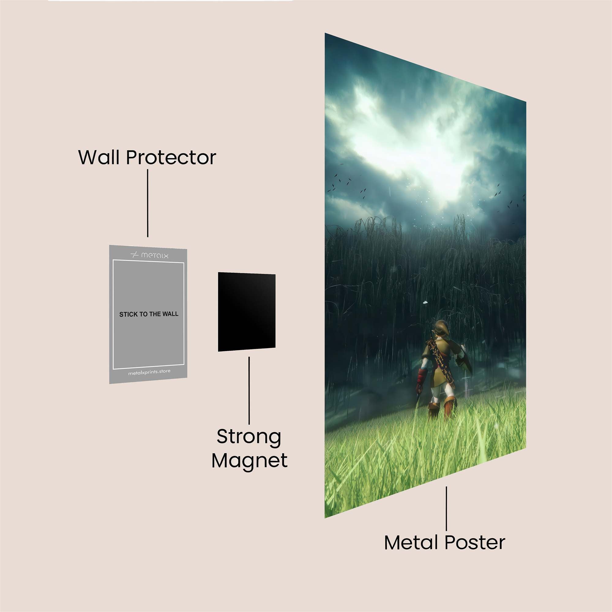 Heroic Ascent Safe Wall Magnetic / M