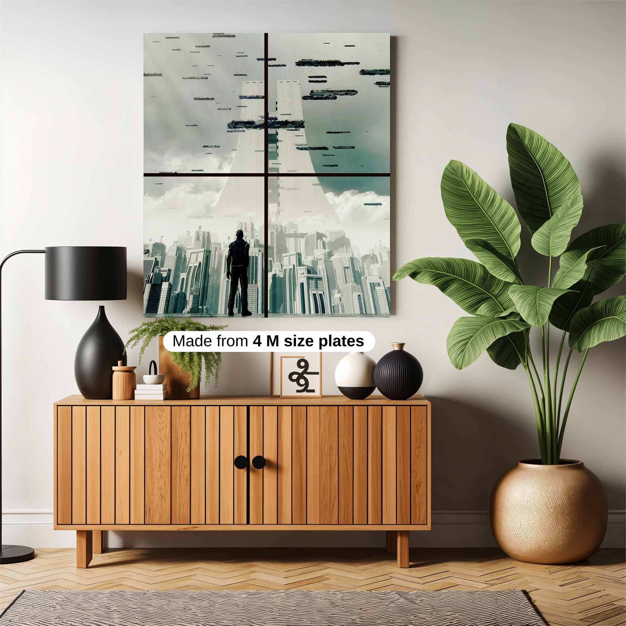 Futuristic Ascent Safe Wall Magnetic / M