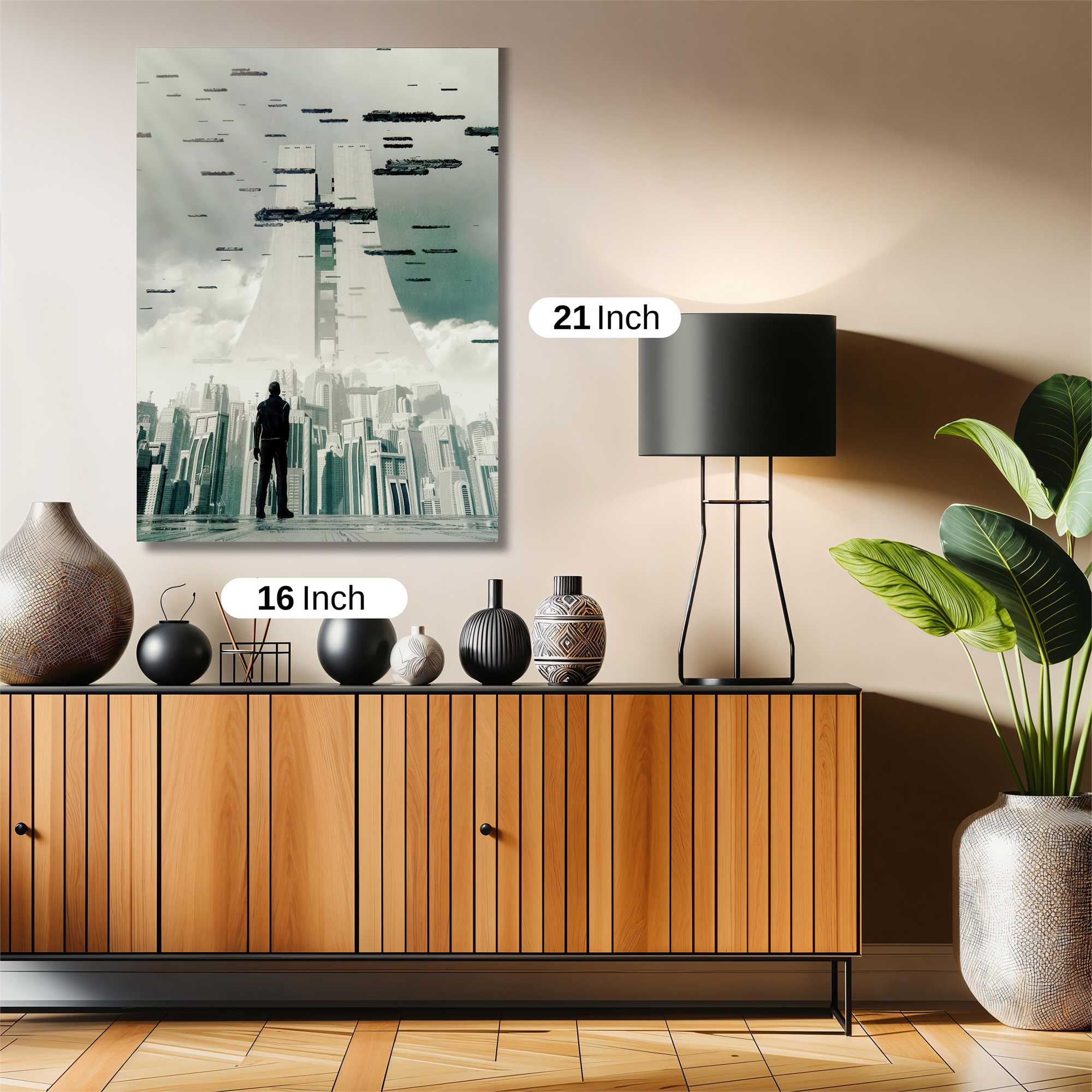 Futuristic Ascent Safe Wall Magnetic / M